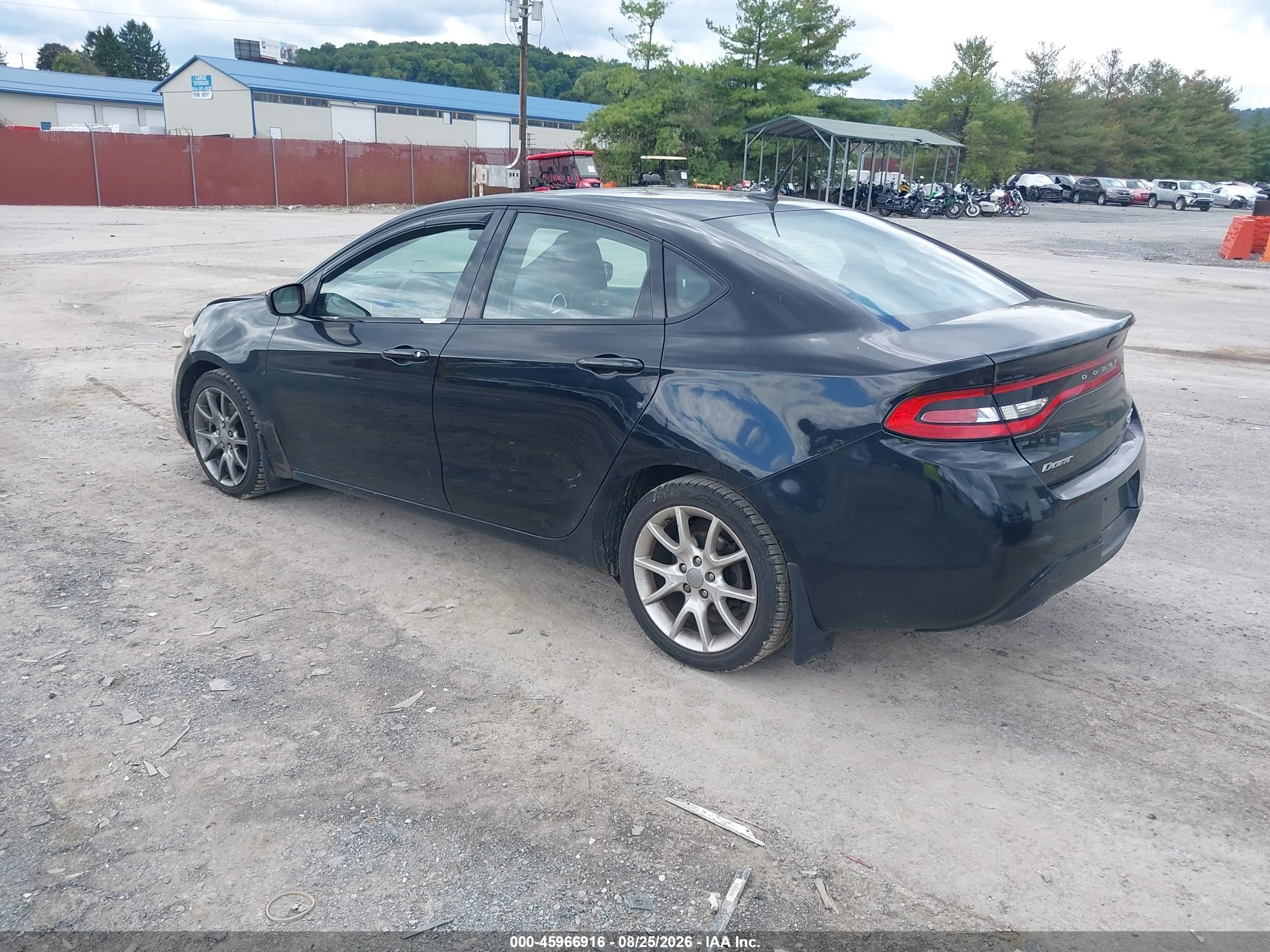 2014 Dodge Dart Sxt Black vin: 1C3CDFBB3ED674912
