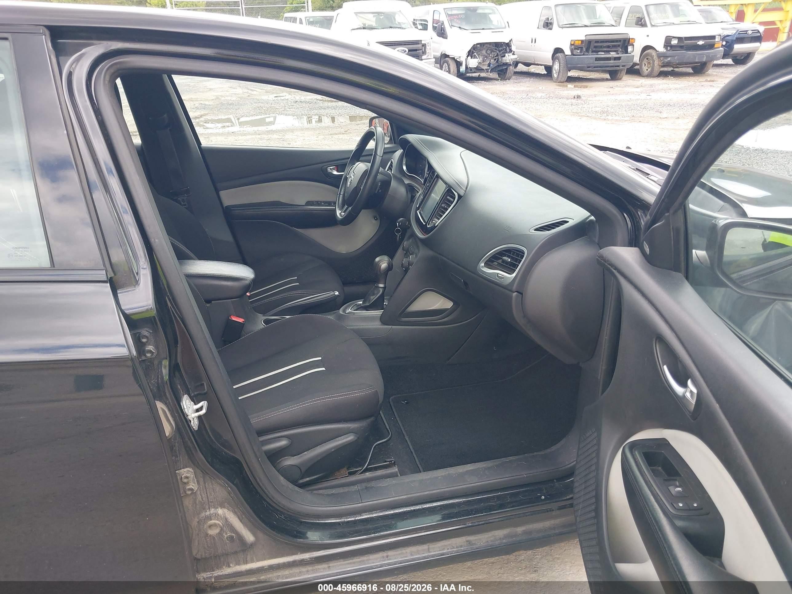 2014 Dodge Dart Sxt Black vin: 1C3CDFBB3ED674912