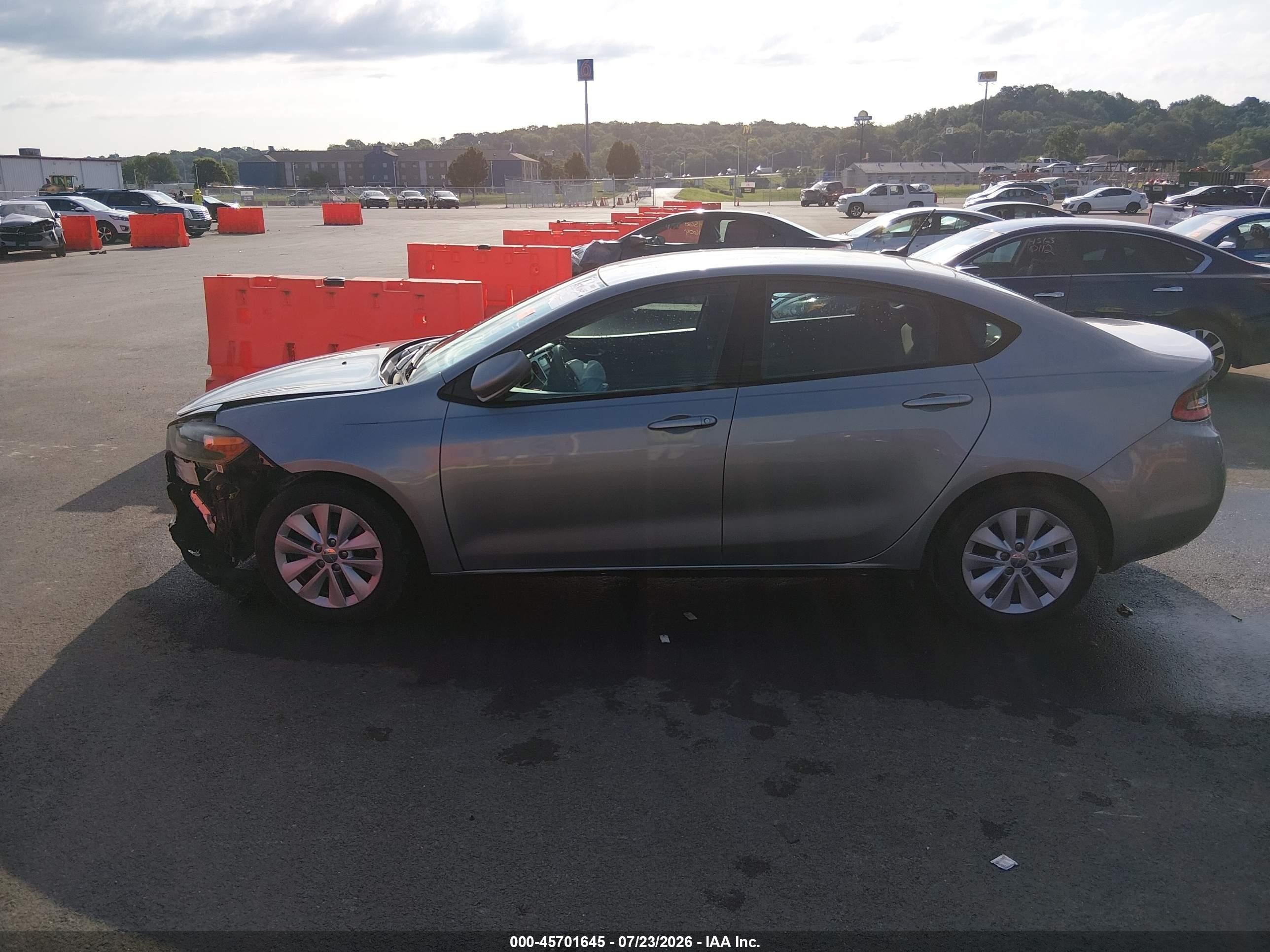 2014 Dodge Dart Sxt Gray vin: 1C3CDFBB3ED768692