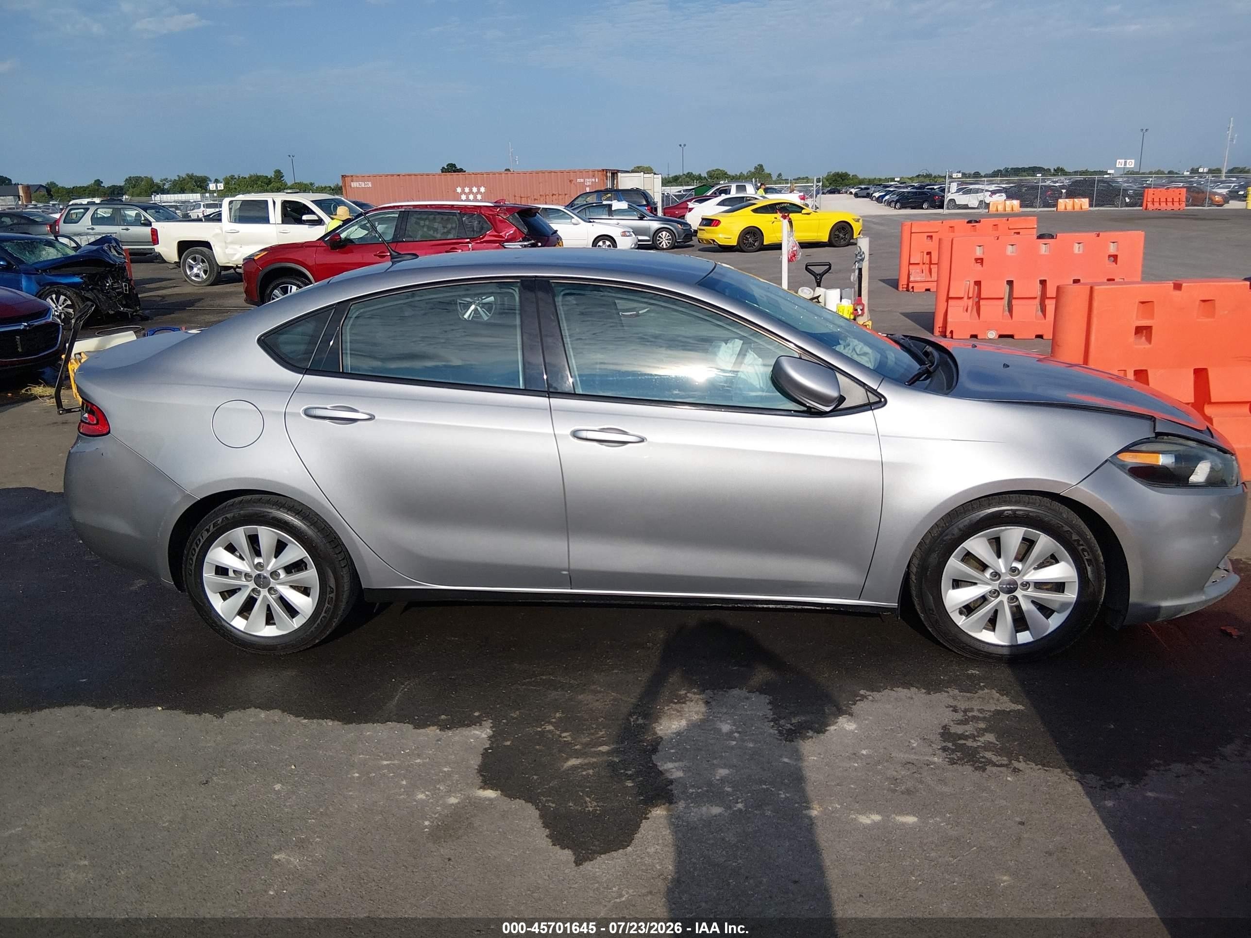 2014 Dodge Dart Sxt Gray vin: 1C3CDFBB3ED768692