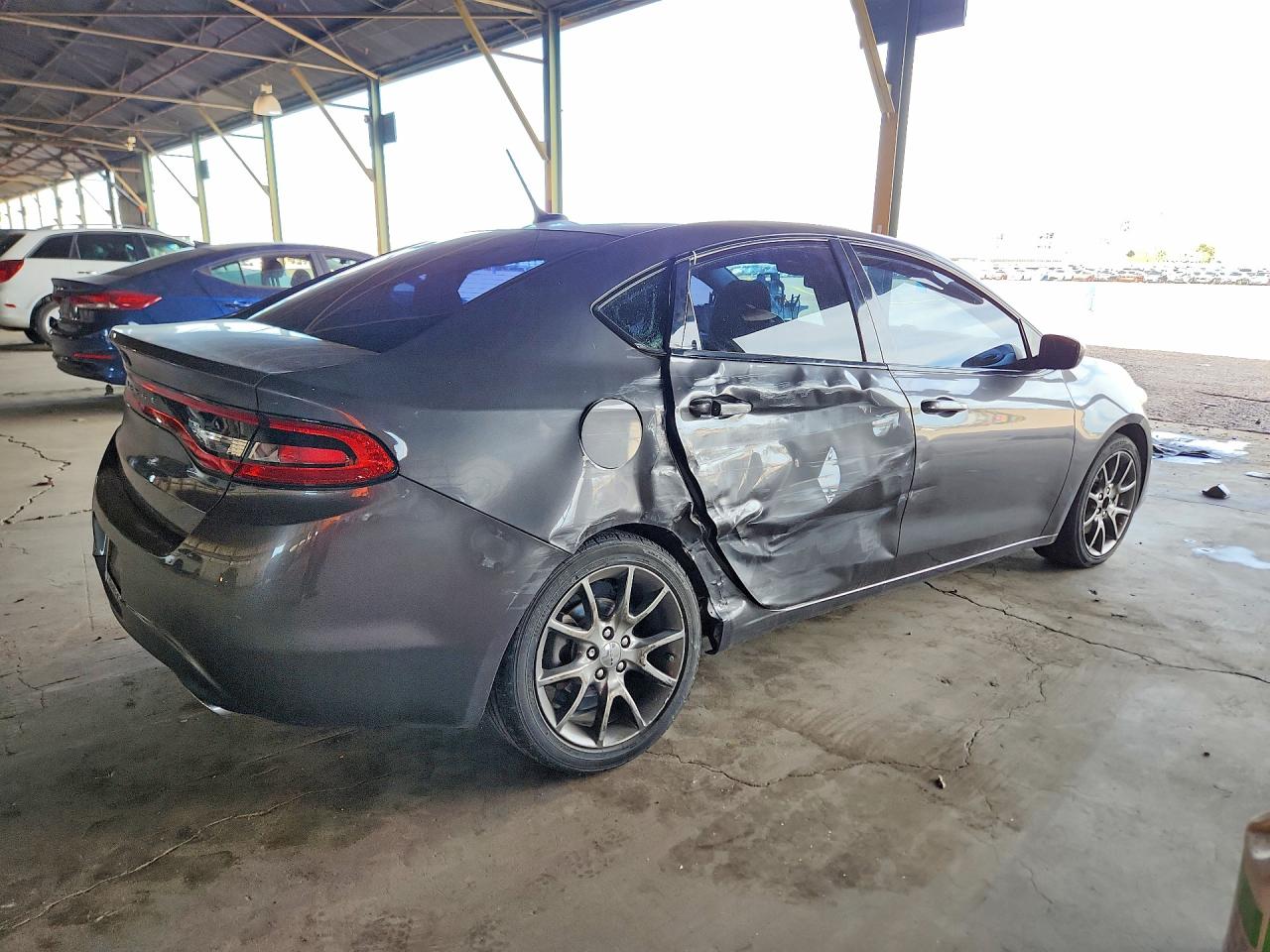 2014 Dodge Dart Sxt Серый vin: 1C3CDFBB3ED791020