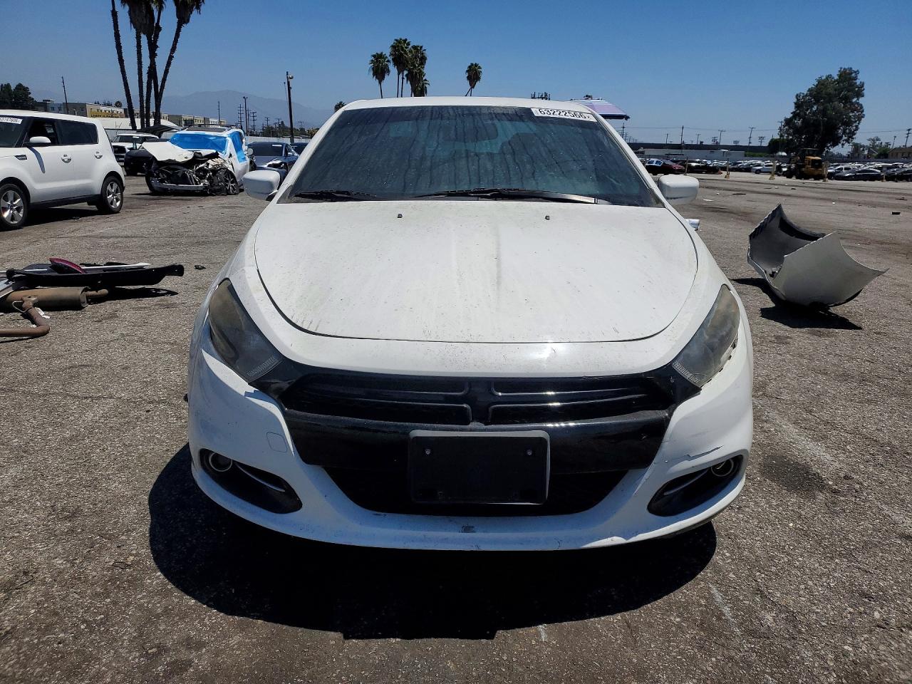 2014 Dodge Dart Sxt White vin: 1C3CDFBB3ED833394