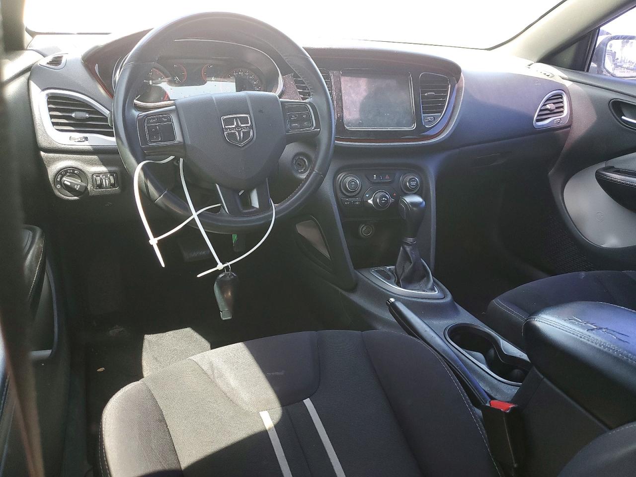 2014 Dodge Dart Sxt White vin: 1C3CDFBB3ED833394