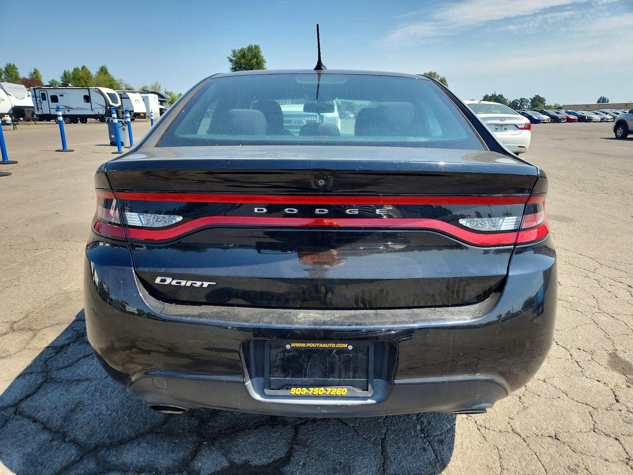 2015 Dodge Dart Sxt Black vin: 1C3CDFBB3FD117418