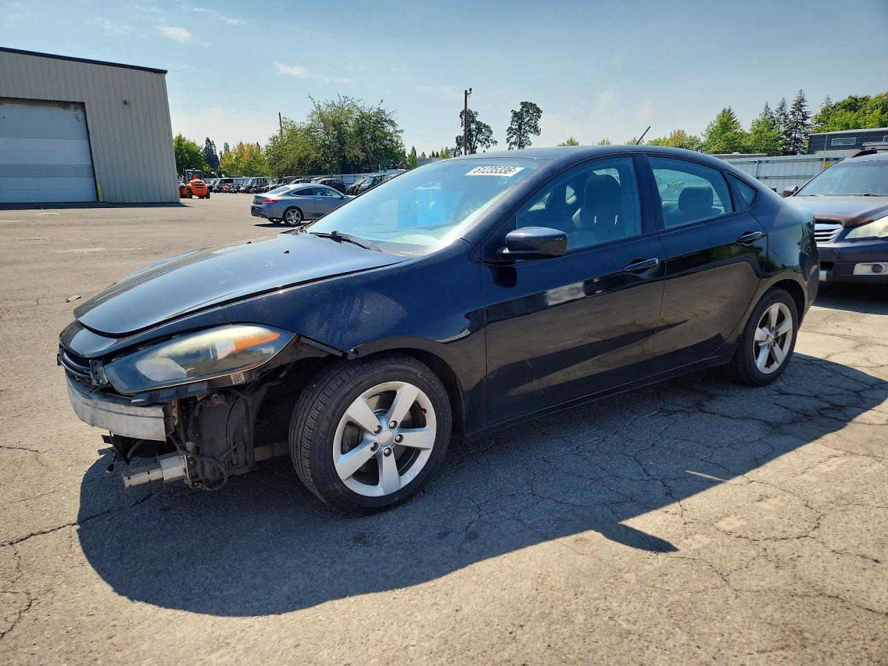 2015 Dodge Dart Sxt Черный vin: 1C3CDFBB3FD117418