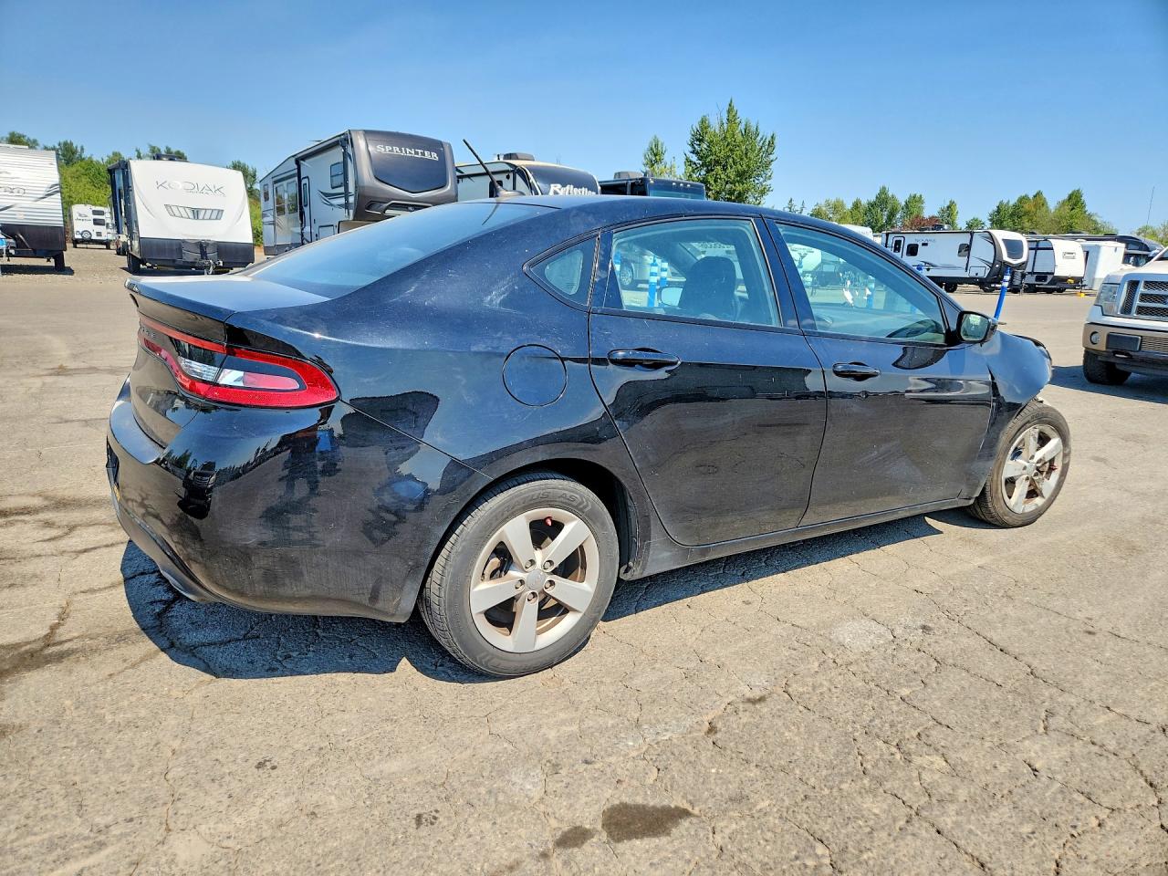 2015 Dodge Dart Sxt Black vin: 1C3CDFBB3FD117418