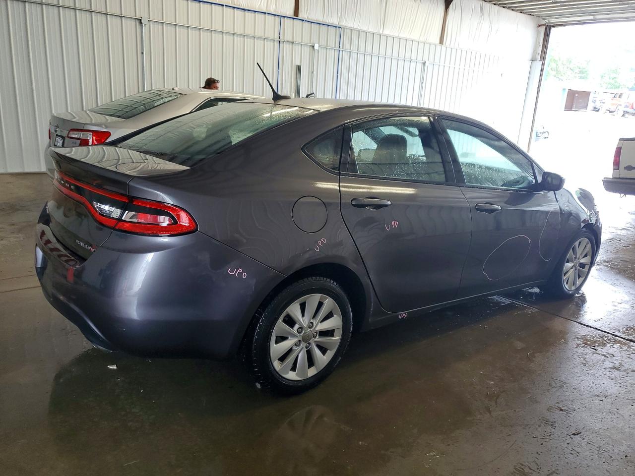 2015 Dodge Dart Sxt Gray vin: 1C3CDFBB3FD150824