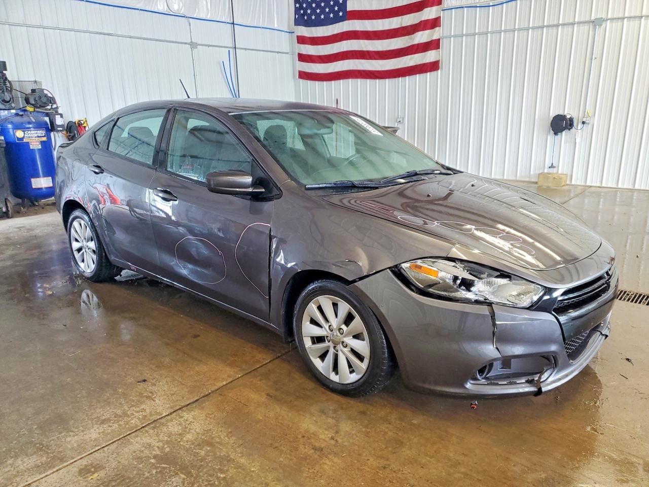 2015 Dodge Dart Sxt Gray vin: 1C3CDFBB3FD150824