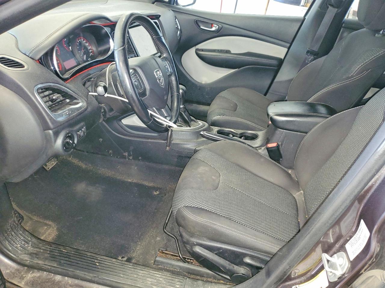 2015 Dodge Dart Sxt Gray vin: 1C3CDFBB3FD150824