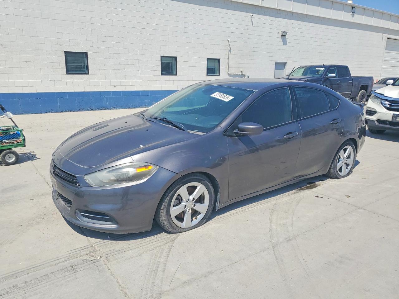 2015 Dodge Dart Sxt Gray vin: 1C3CDFBB3FD180647