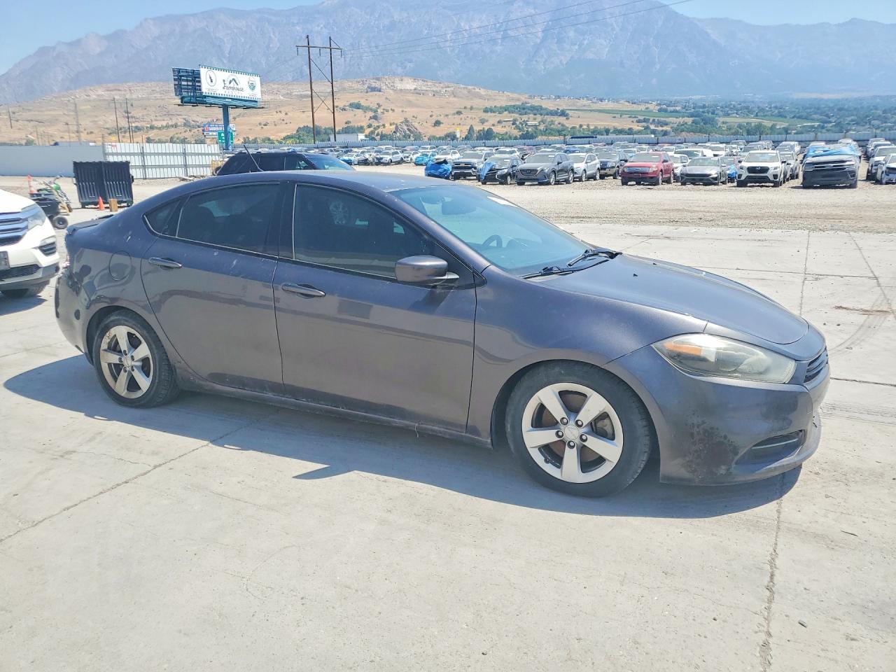 2015 Dodge Dart Sxt Gray vin: 1C3CDFBB3FD180647