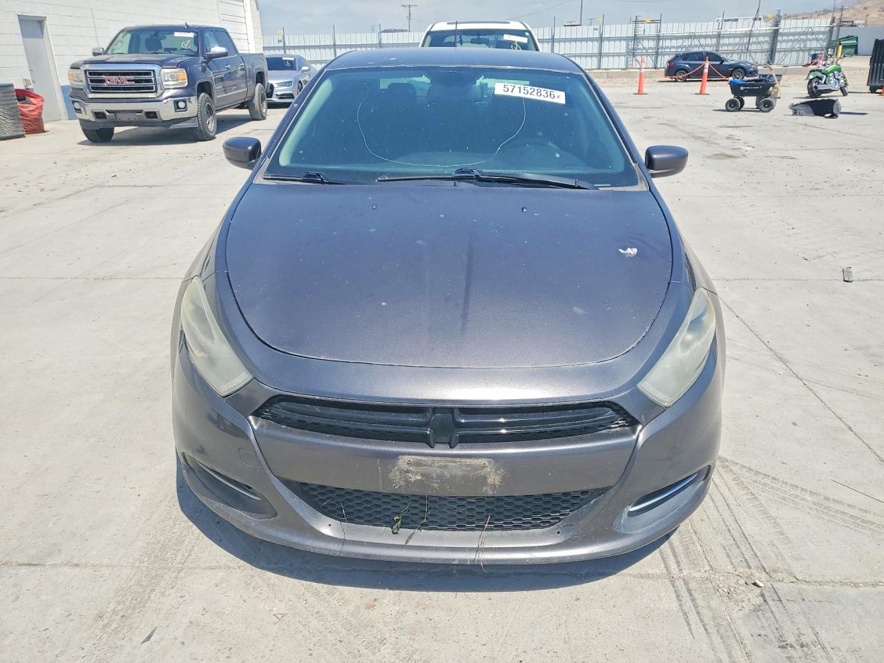 2015 Dodge Dart Sxt Gray vin: 1C3CDFBB3FD180647