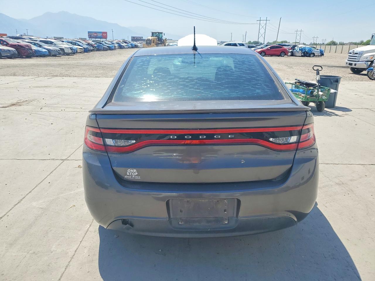 2015 Dodge Dart Sxt Gray vin: 1C3CDFBB3FD180647