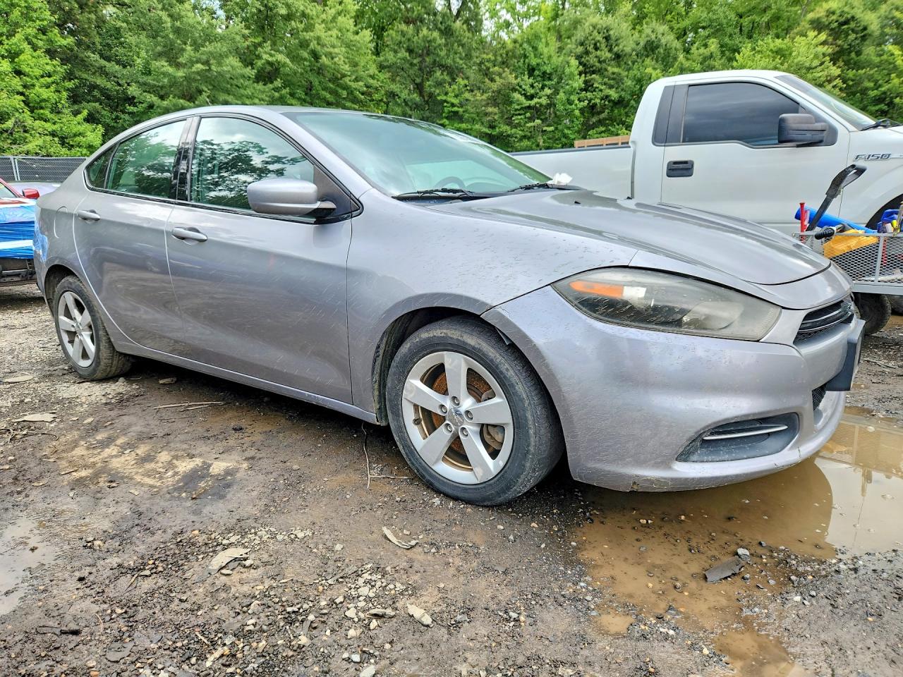 2015 Dodge Dart Sxt Silver vin: 1C3CDFBB3FD193463