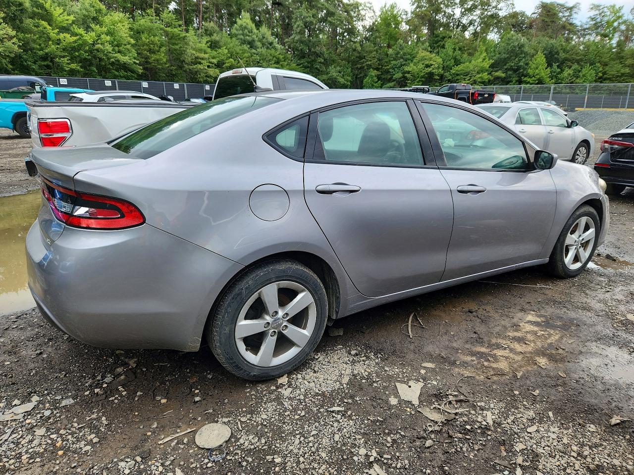 2015 Dodge Dart Sxt Silver vin: 1C3CDFBB3FD193463