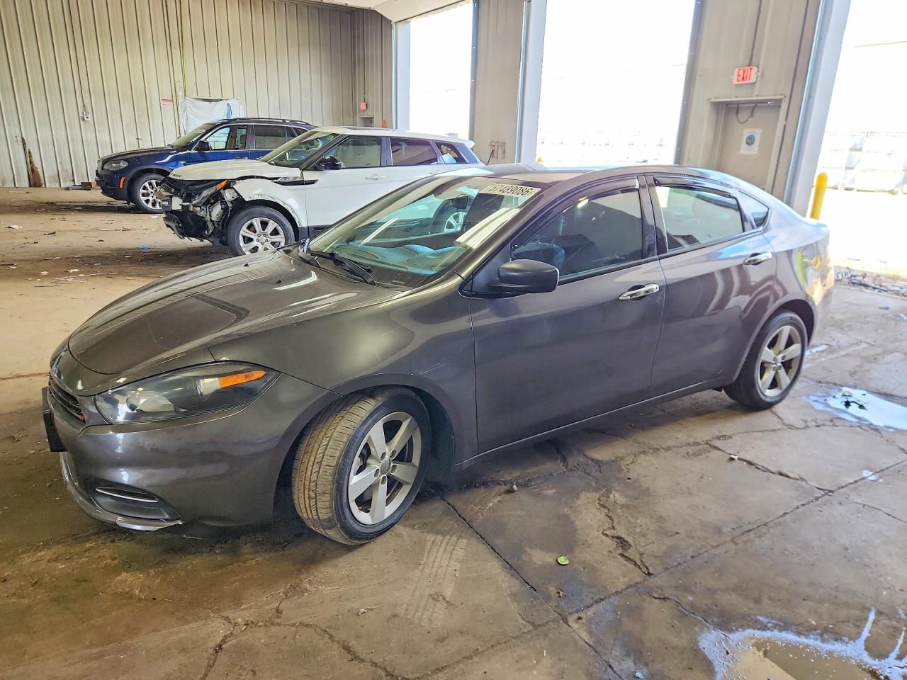 2015 Dodge Dart Sxt Gray vin: 1C3CDFBB3FD265116