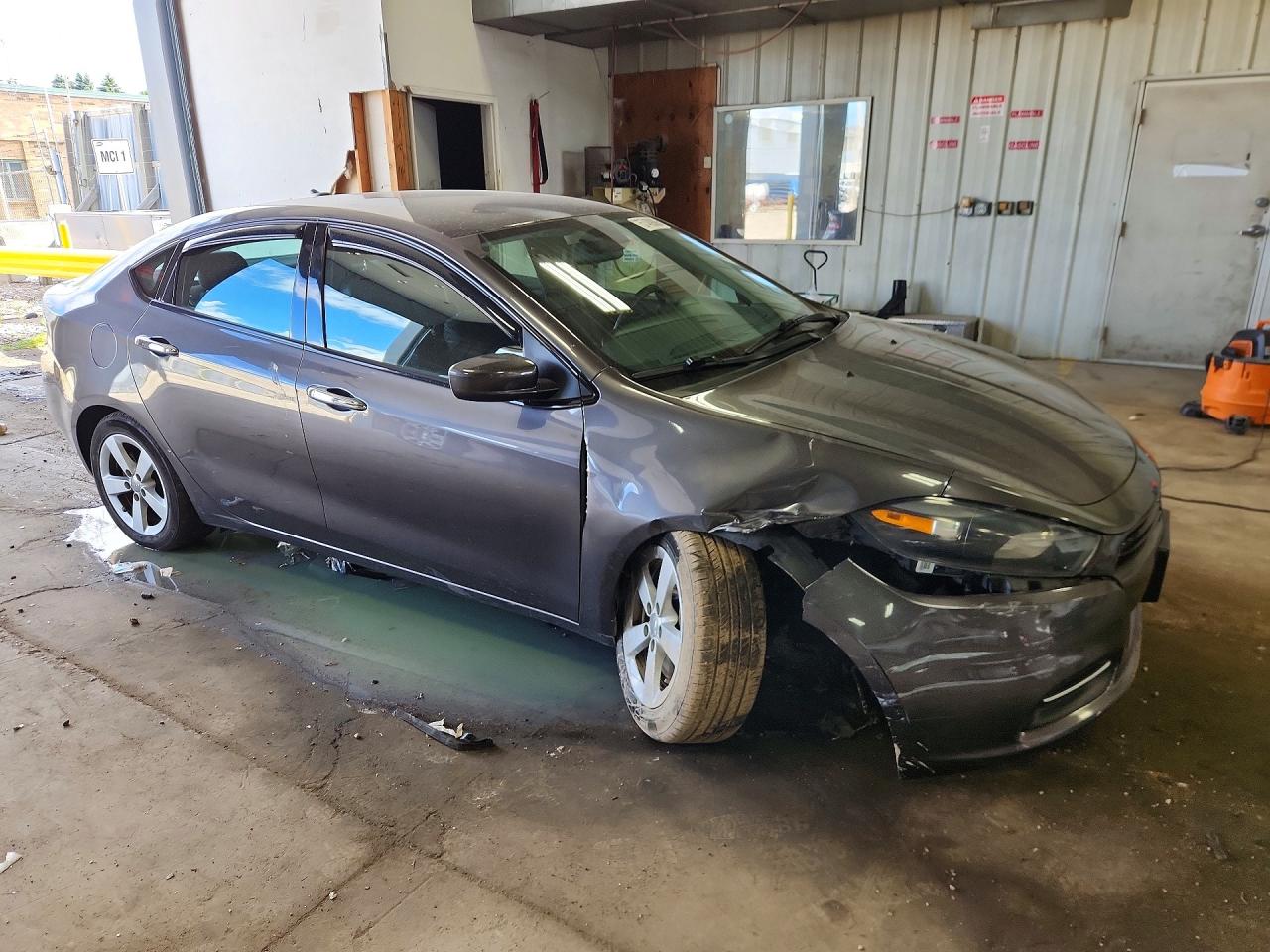 2015 Dodge Dart Sxt Gray vin: 1C3CDFBB3FD265116