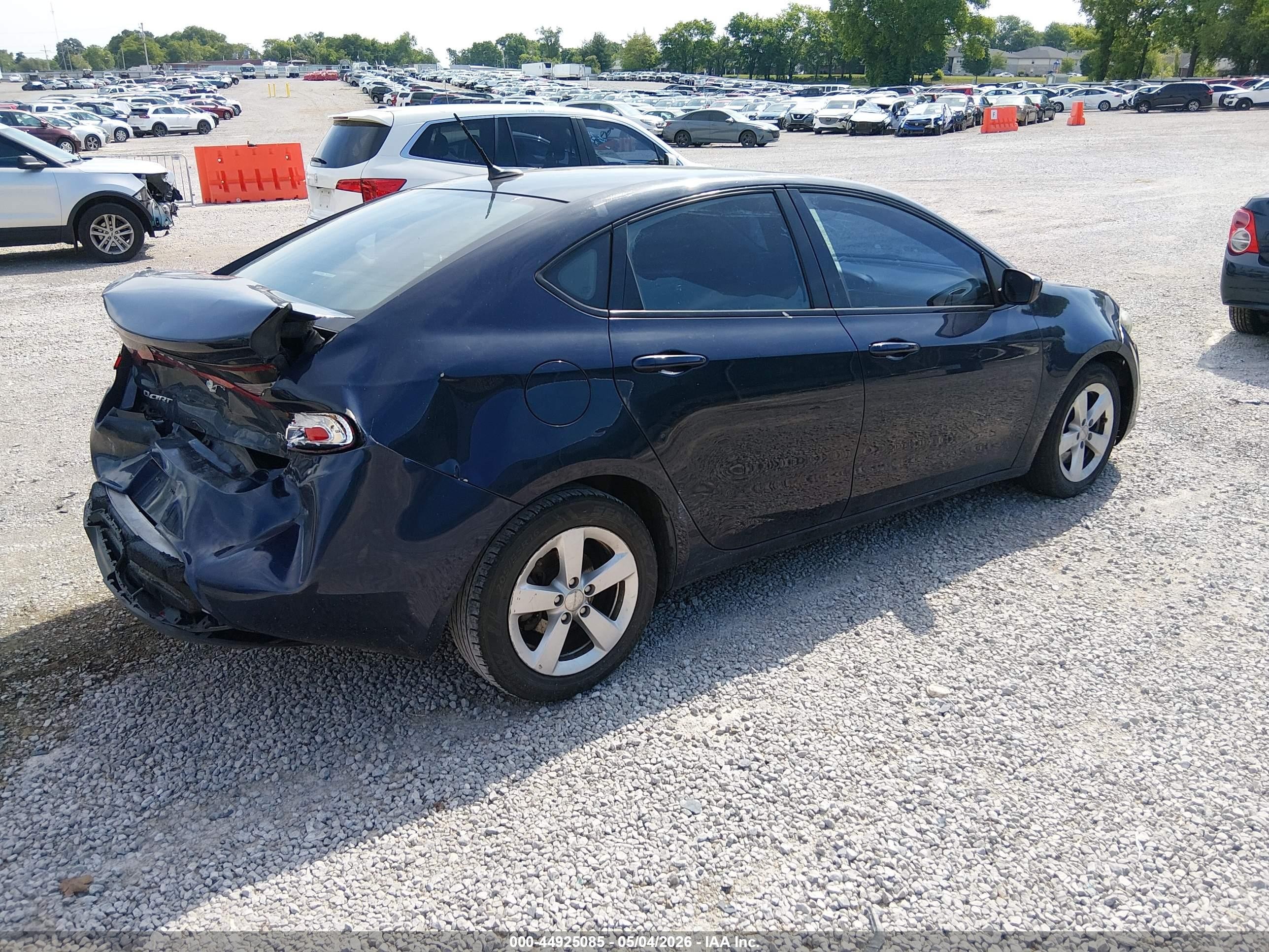 2015 Dodge Dart Sxt Dark Blue vin: 1C3CDFBB3FD265763