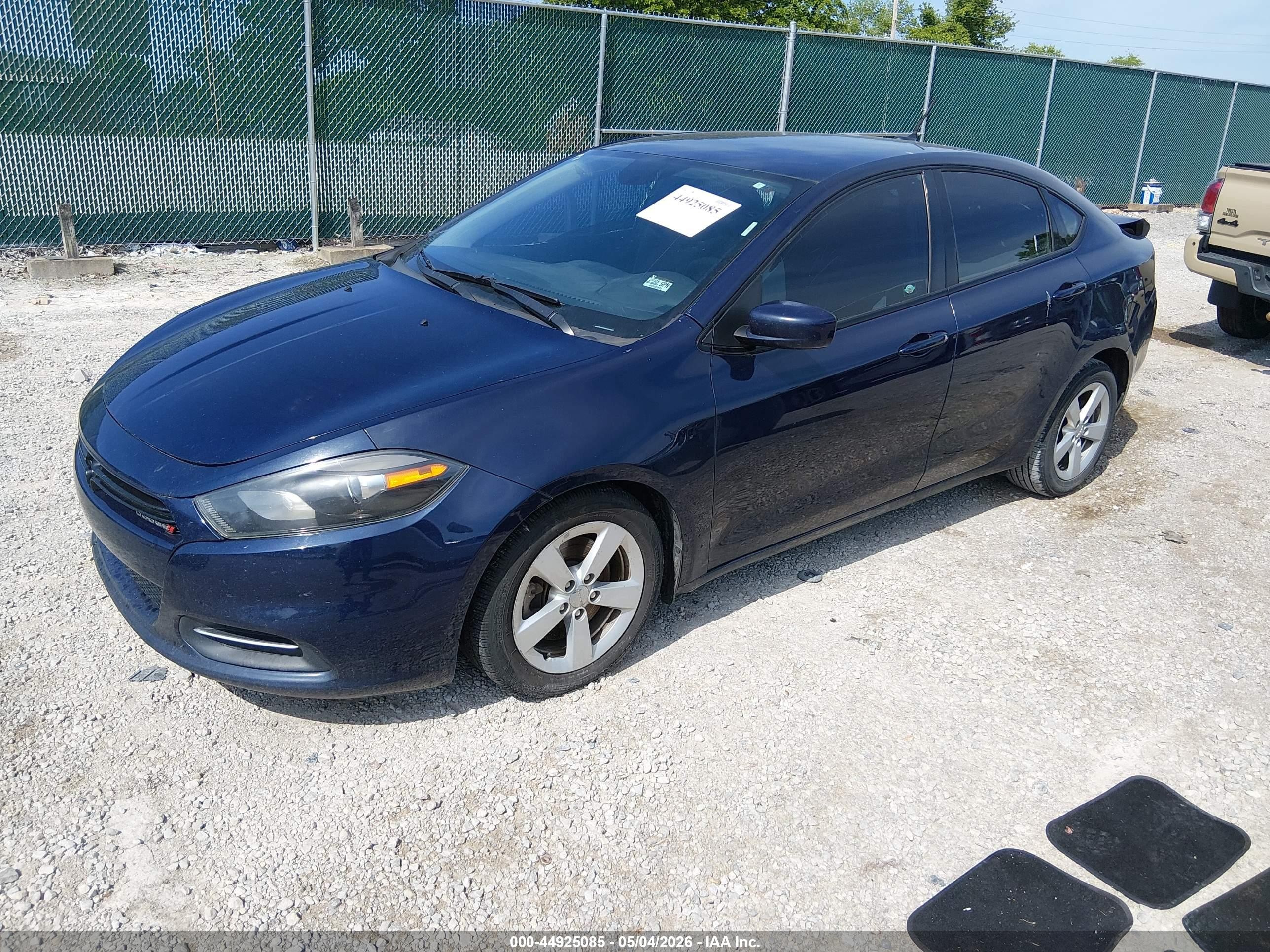 2015 Dodge Dart Sxt Dark Blue vin: 1C3CDFBB3FD265763