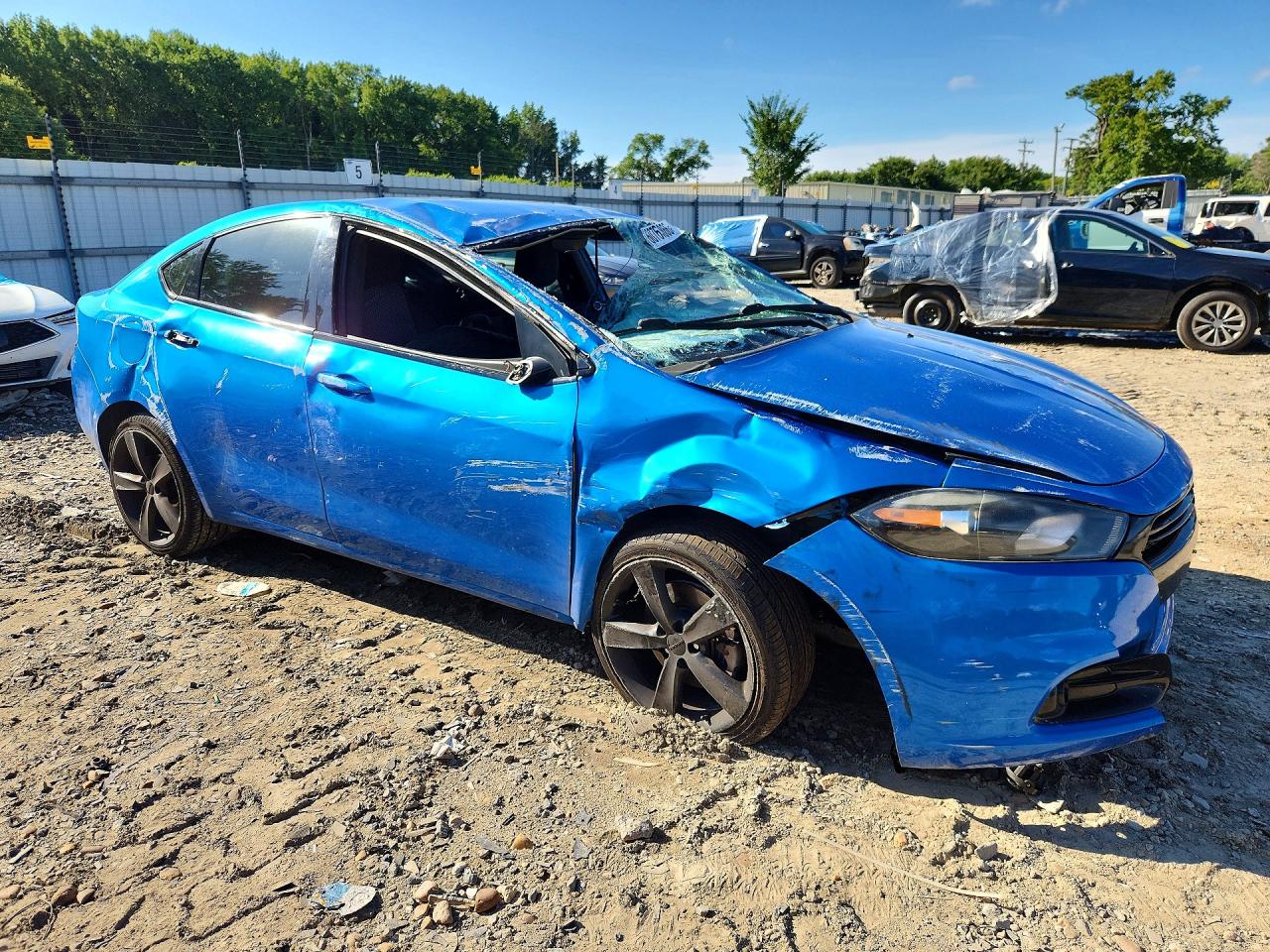 2015 Dodge Dart Sxt Blue vin: 1C3CDFBB3FD276262
