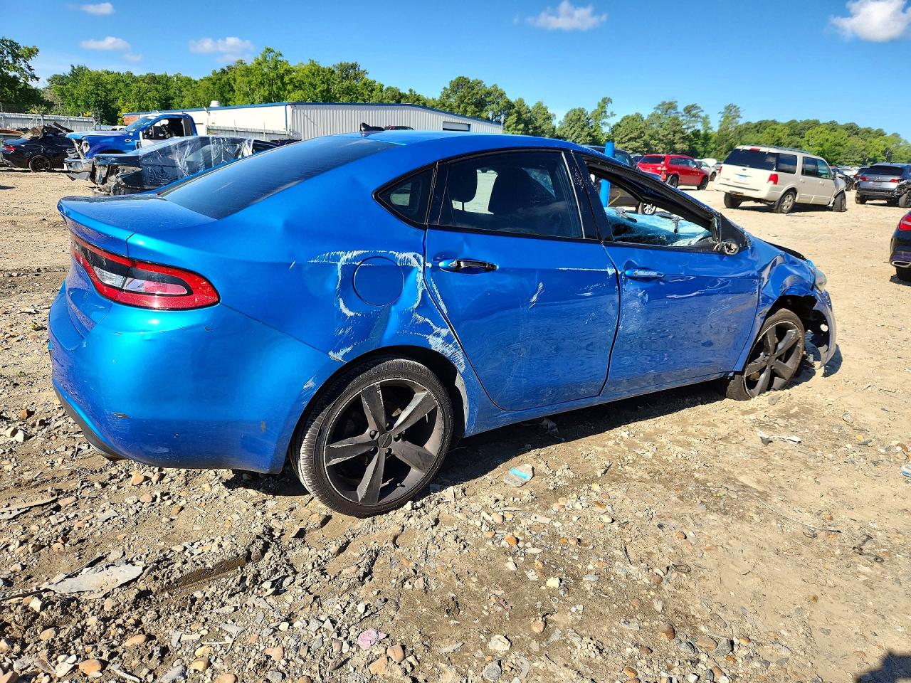 2015 Dodge Dart Sxt Blue vin: 1C3CDFBB3FD276262