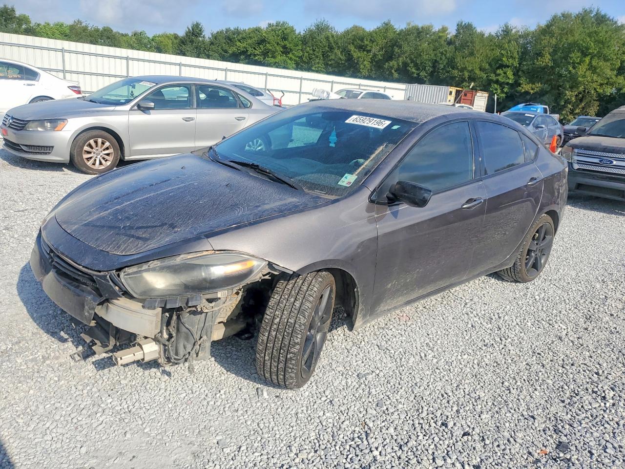 2015 Dodge Dart Sxt Gray vin: 1C3CDFBB3FD378354
