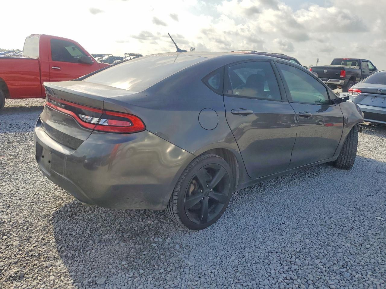 2015 Dodge Dart Sxt Серый vin: 1C3CDFBB3FD378354