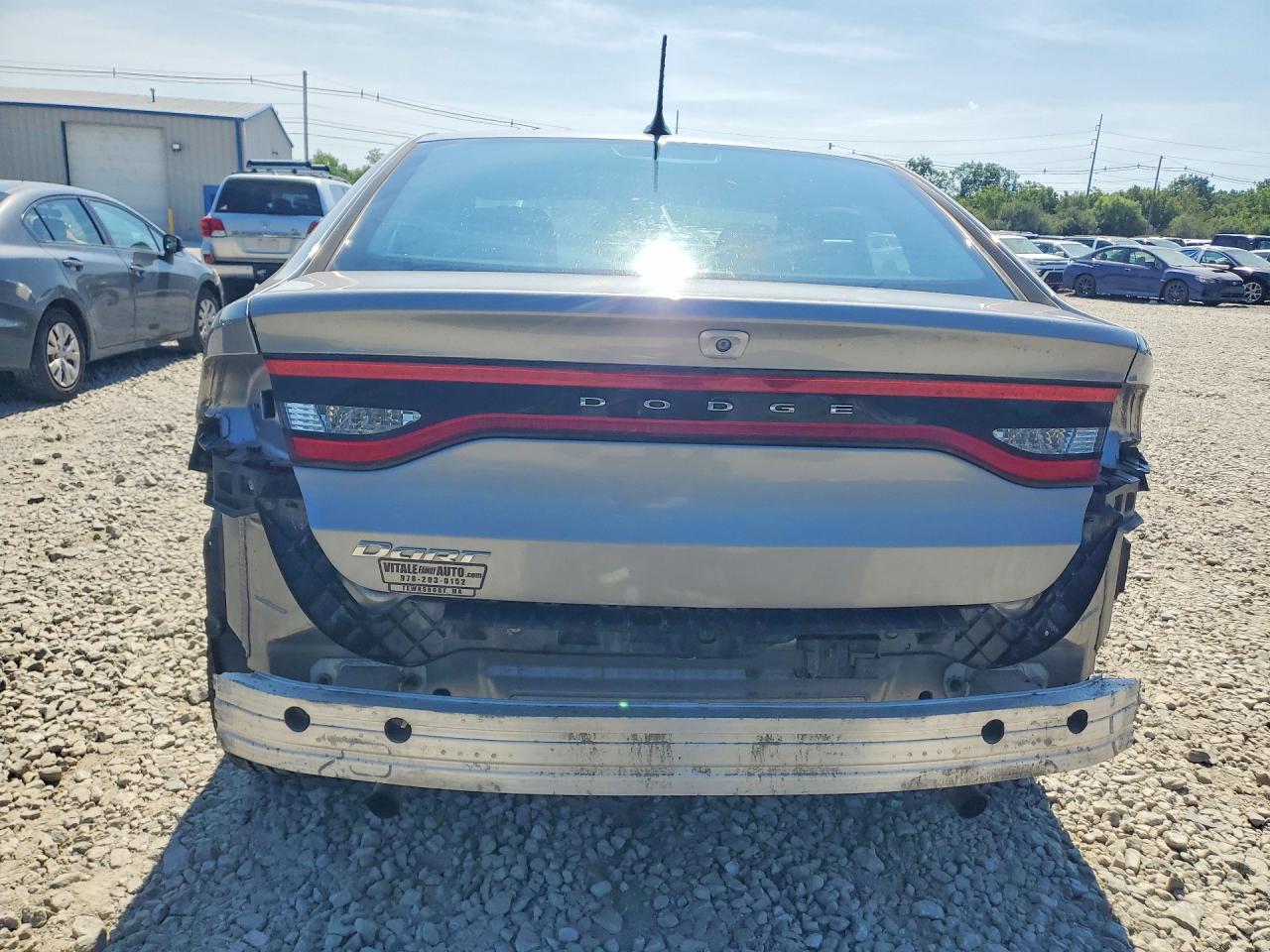 2015 Dodge Dart Sxt Gray vin: 1C3CDFBB3FD422062