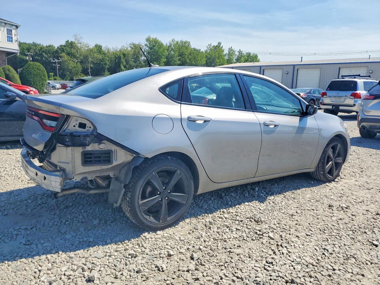 2015 Dodge Dart Sxt Gray vin: 1C3CDFBB3FD422062