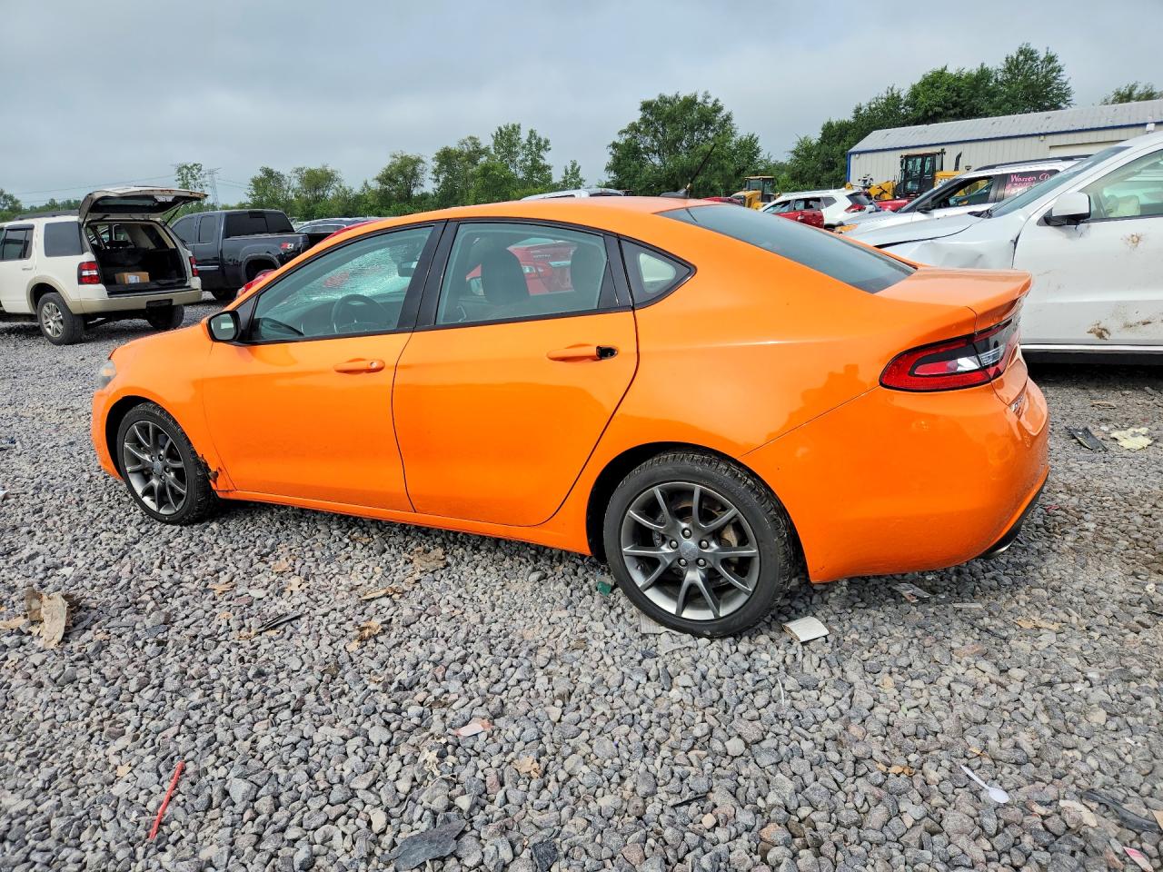 2014 Dodge Dart Sxt Orange vin: 1C3CDFBB4ED668102