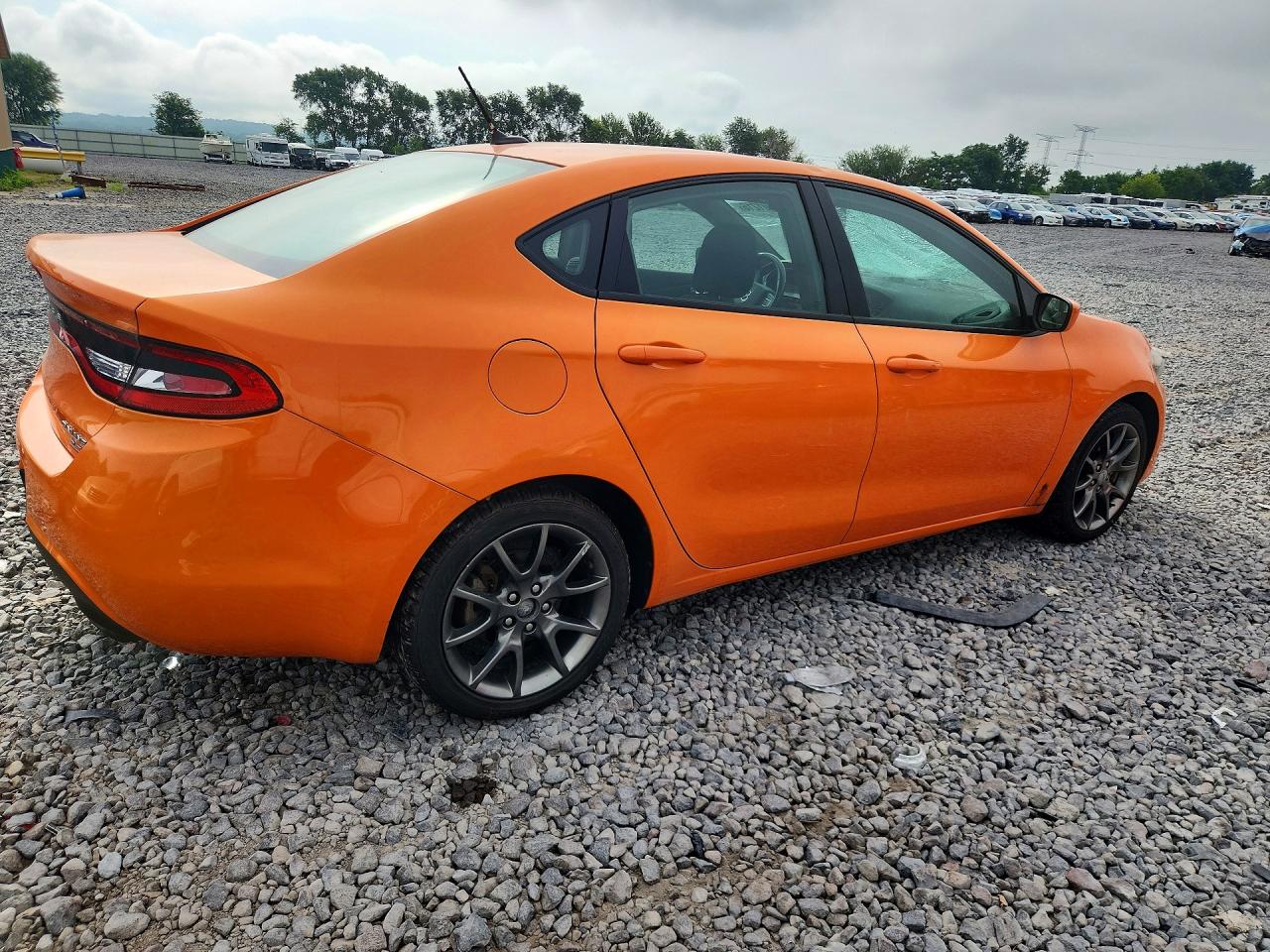 2014 Dodge Dart Sxt Orange vin: 1C3CDFBB4ED668102