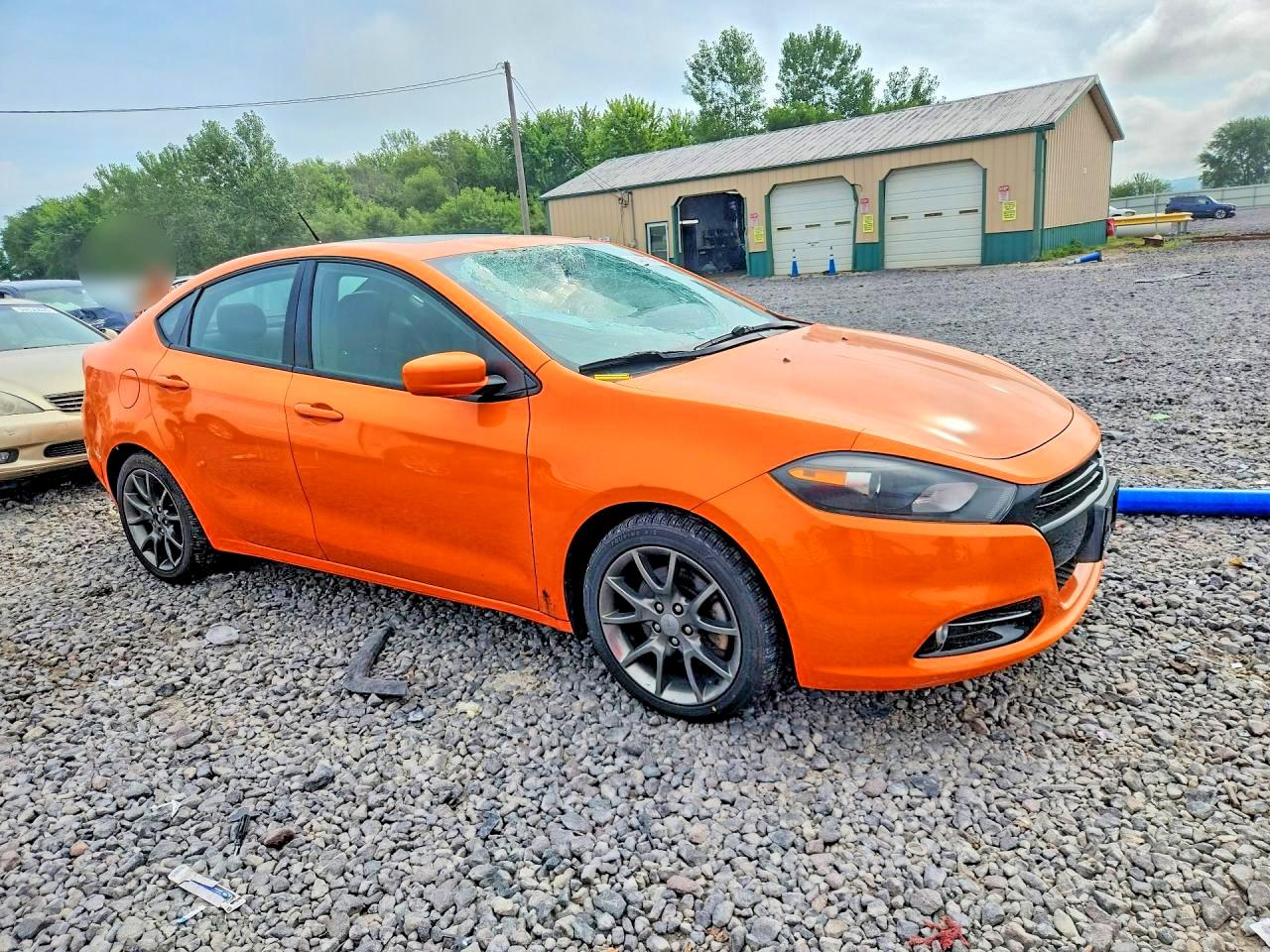 2014 Dodge Dart Sxt Orange vin: 1C3CDFBB4ED668102