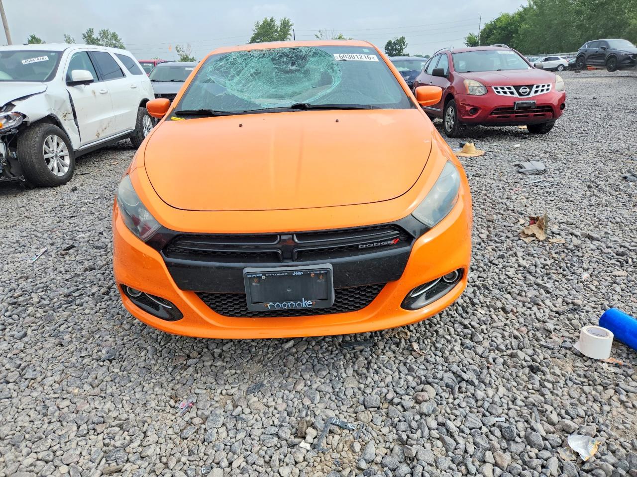 2014 Dodge Dart Sxt Orange vin: 1C3CDFBB4ED668102