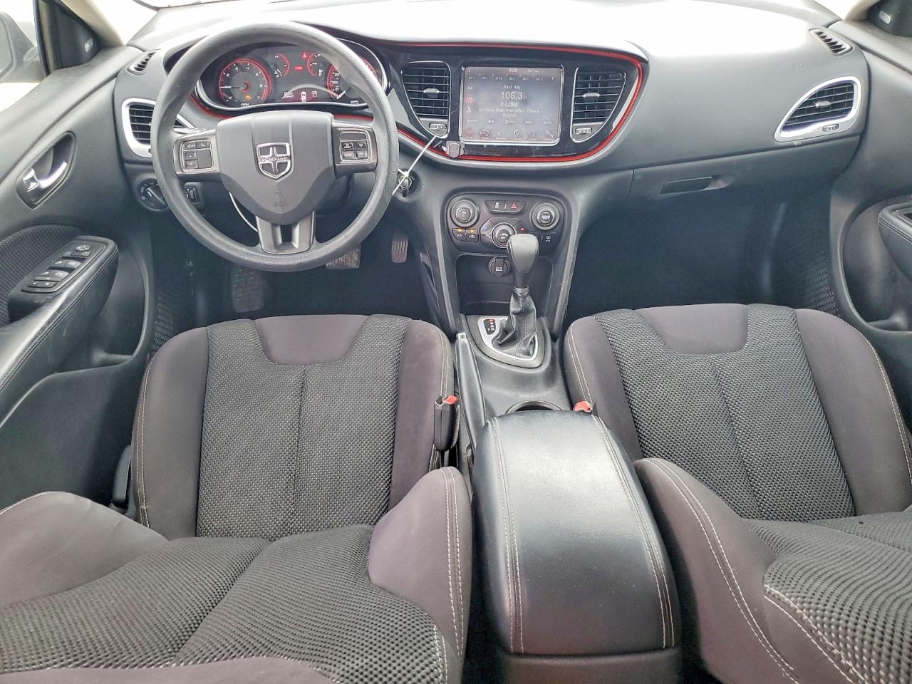 2014 Dodge Dart Sxt White vin: 1C3CDFBB4ED675115