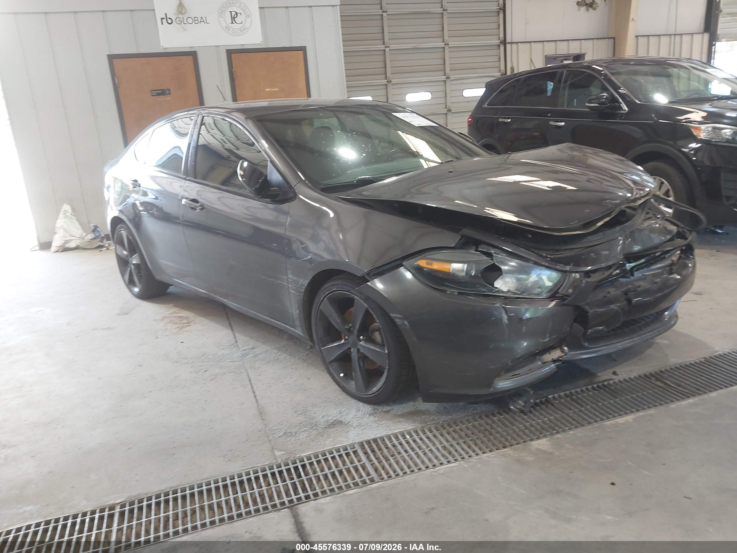 2014 Dodge Dart Sxt Gray vin: 1C3CDFBB4ED775960