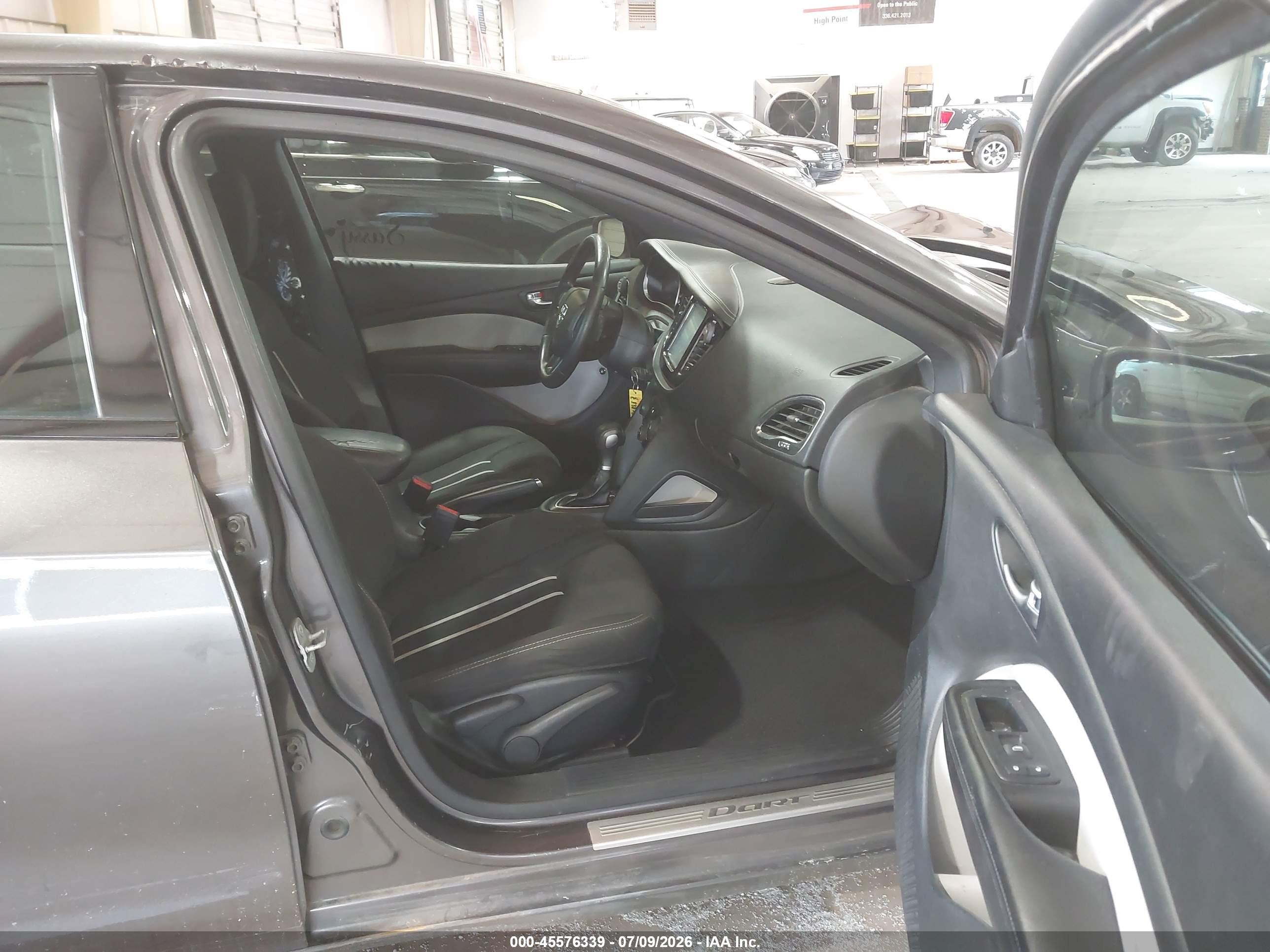 2014 Dodge Dart Sxt Gray vin: 1C3CDFBB4ED775960
