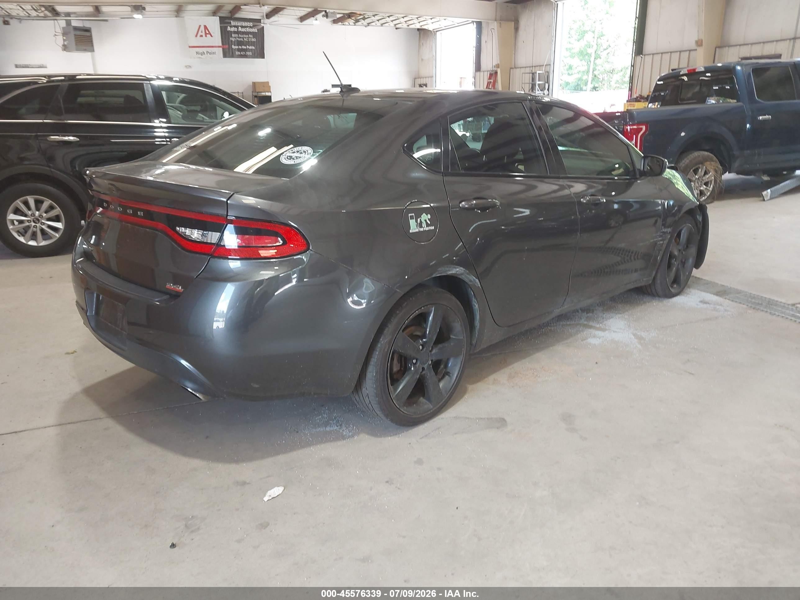 2014 Dodge Dart Sxt Gray vin: 1C3CDFBB4ED775960