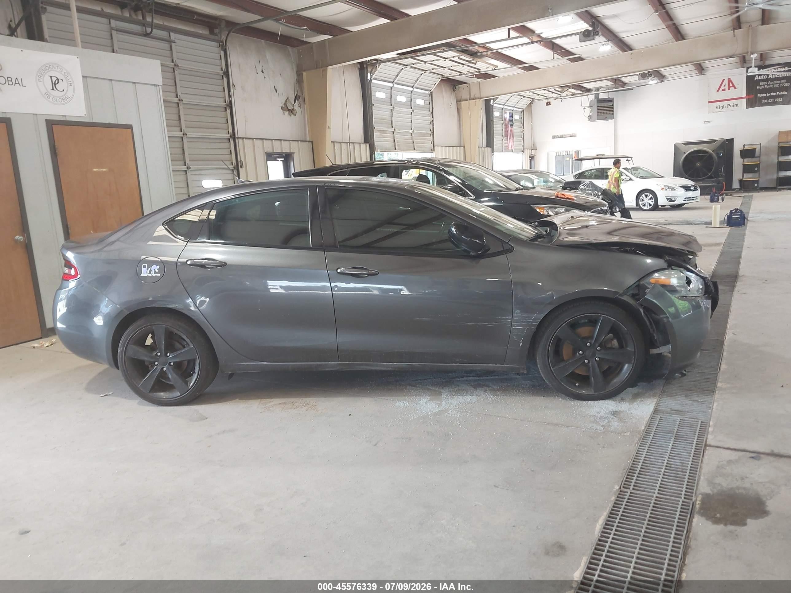 2014 Dodge Dart Sxt Gray vin: 1C3CDFBB4ED775960