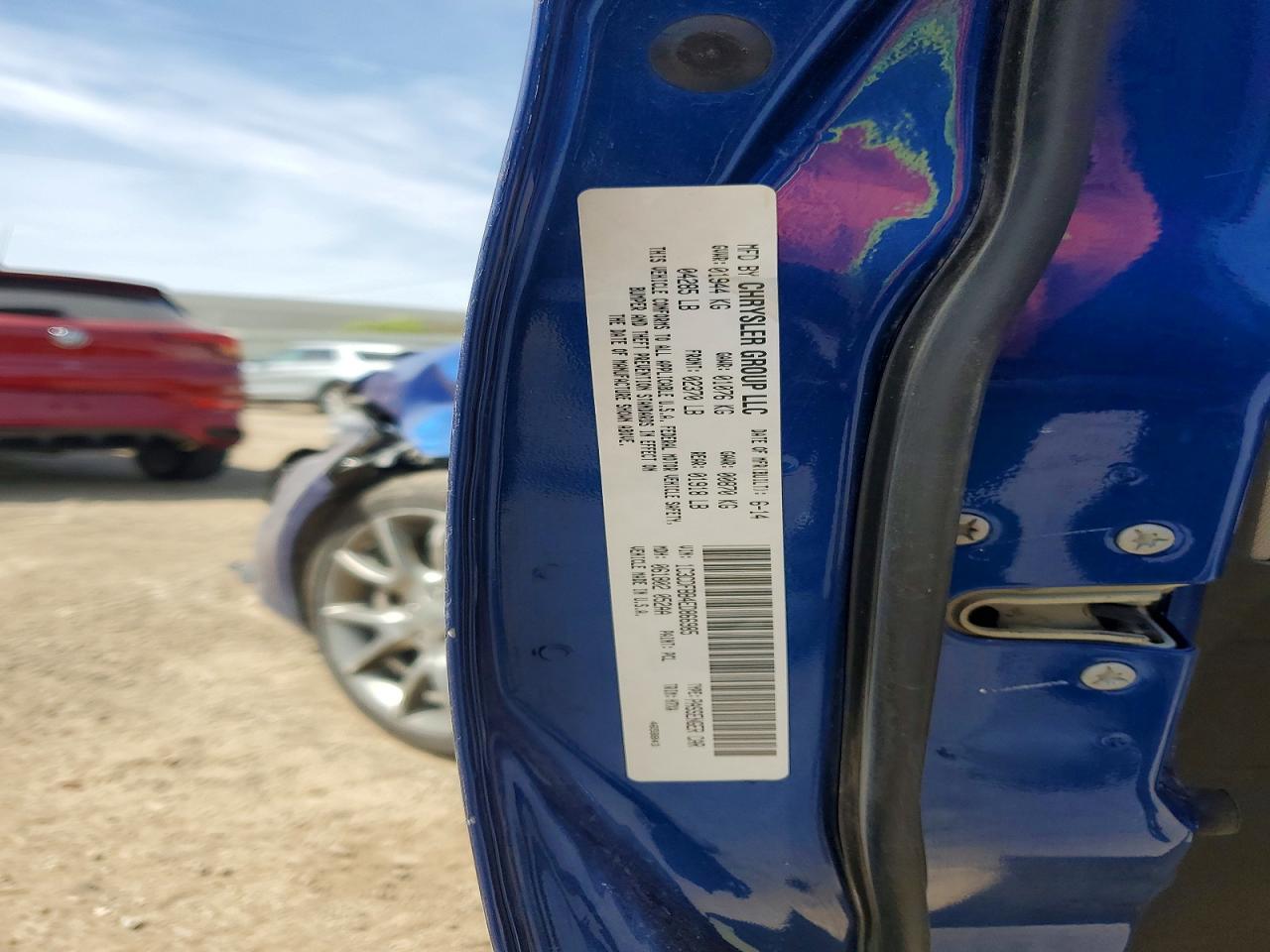 2014 Dodge Dart Sxt Blue vin: 1C3CDFBB4ED866985