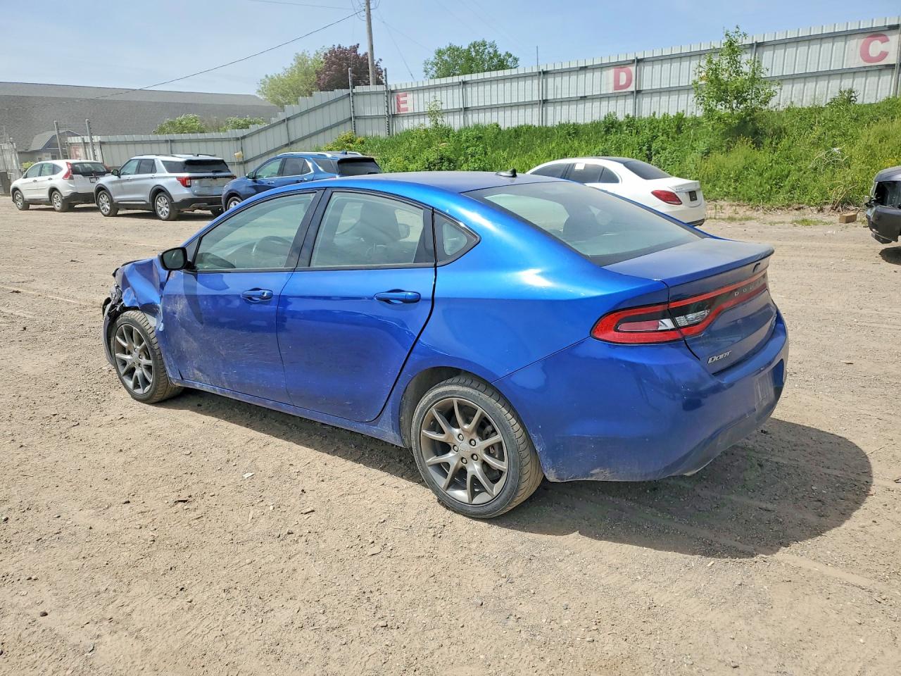 2014 Dodge Dart Sxt Blue vin: 1C3CDFBB4ED866985