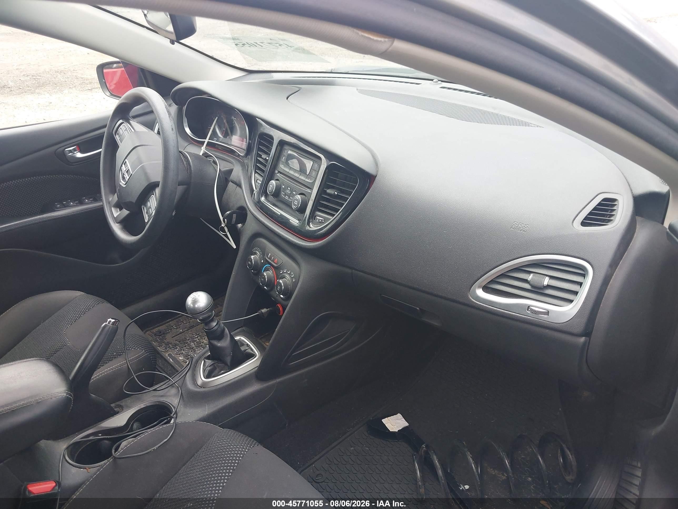 2015 Dodge Dart Sxt Silver vin: 1C3CDFBB4FD150685