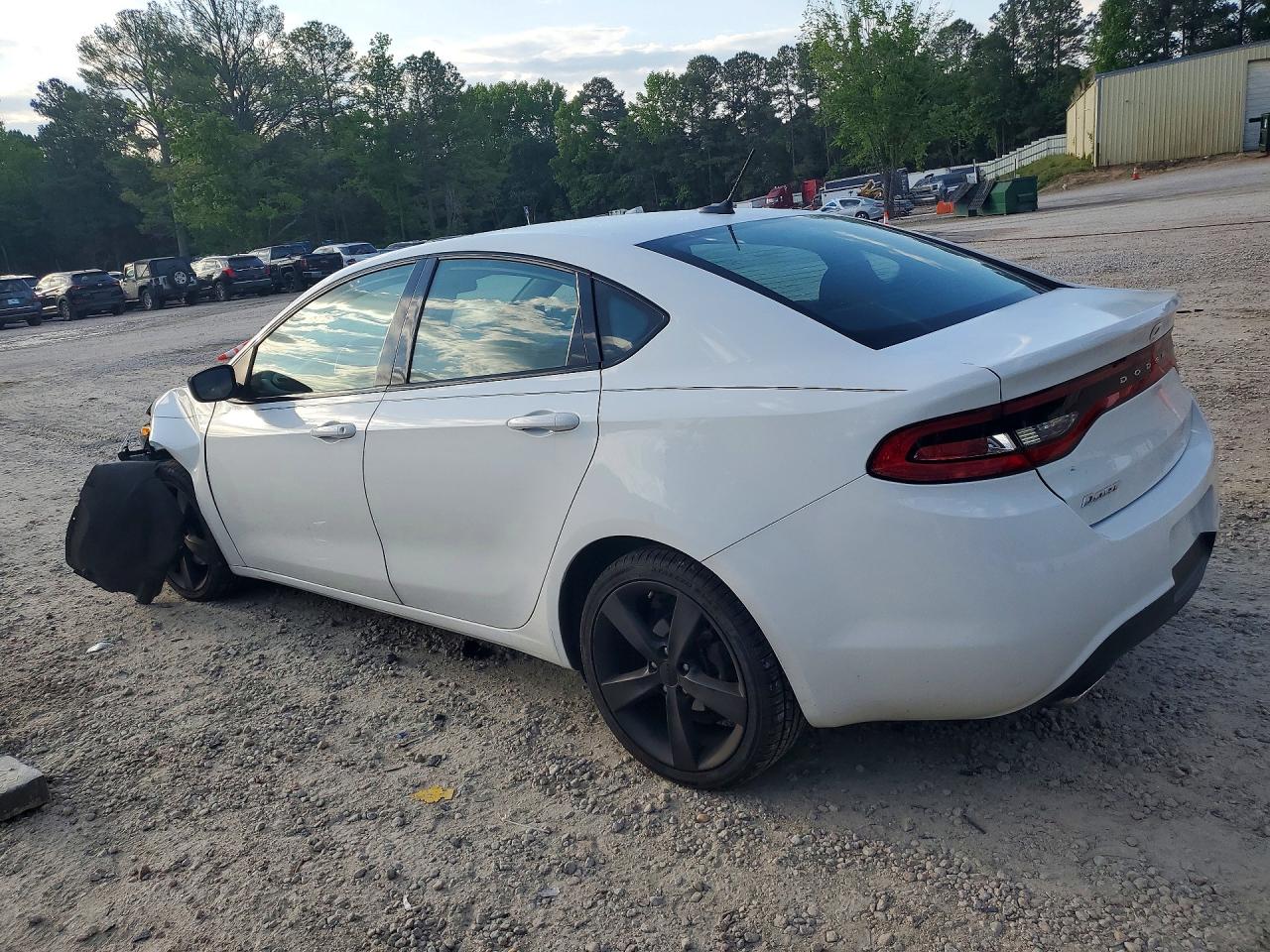2015 Dodge Dart Sxt White vin: 1C3CDFBB4FD213350