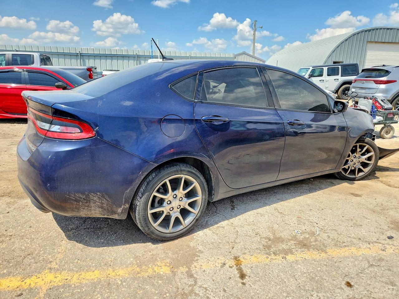 2015 Dodge Dart Sxt Blue vin: 1C3CDFBB4FD213509