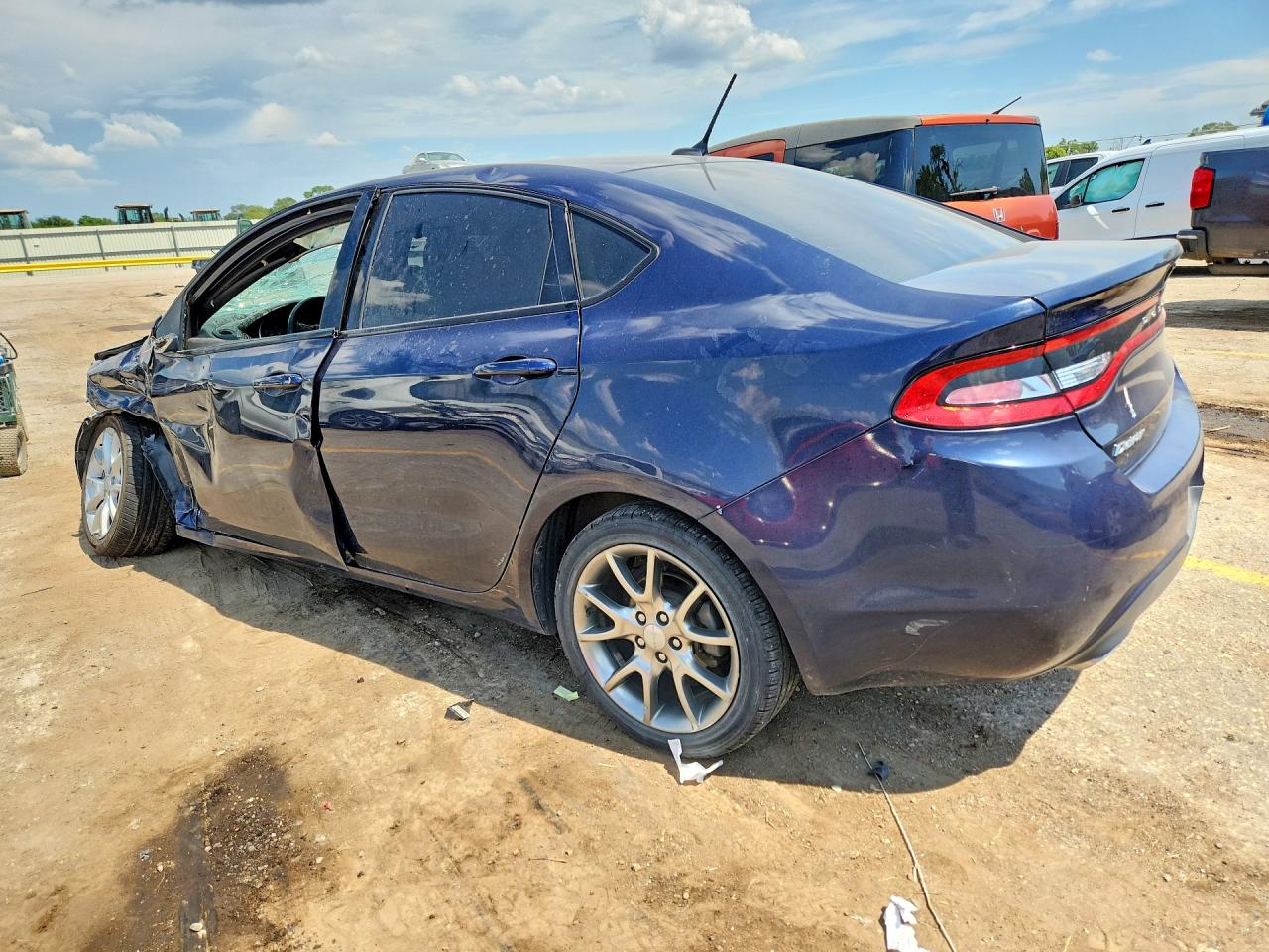 2015 Dodge Dart Sxt Blue vin: 1C3CDFBB4FD213509