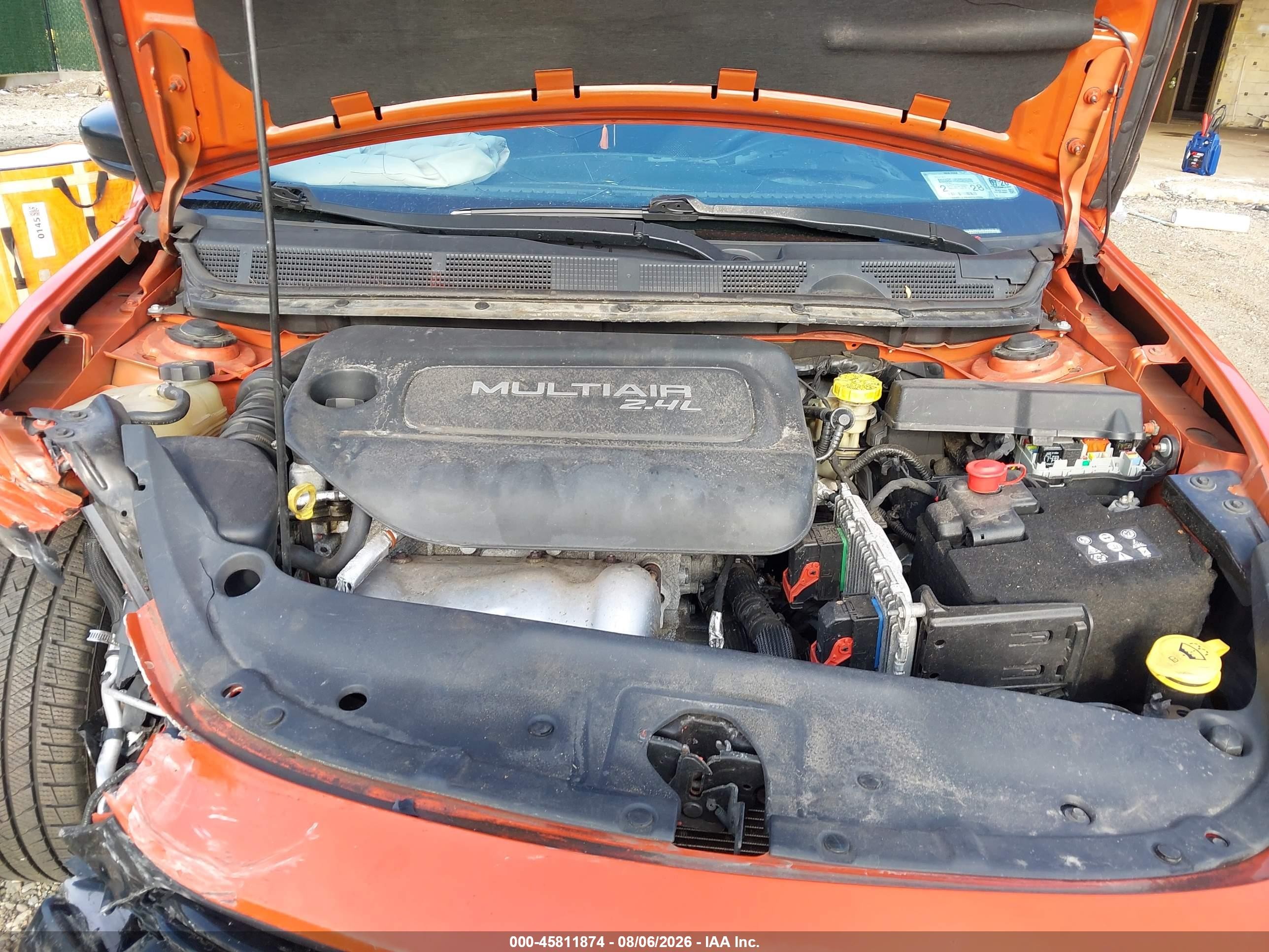 2015 Dodge Dart Sxt Orange vin: 1C3CDFBB4FD228043