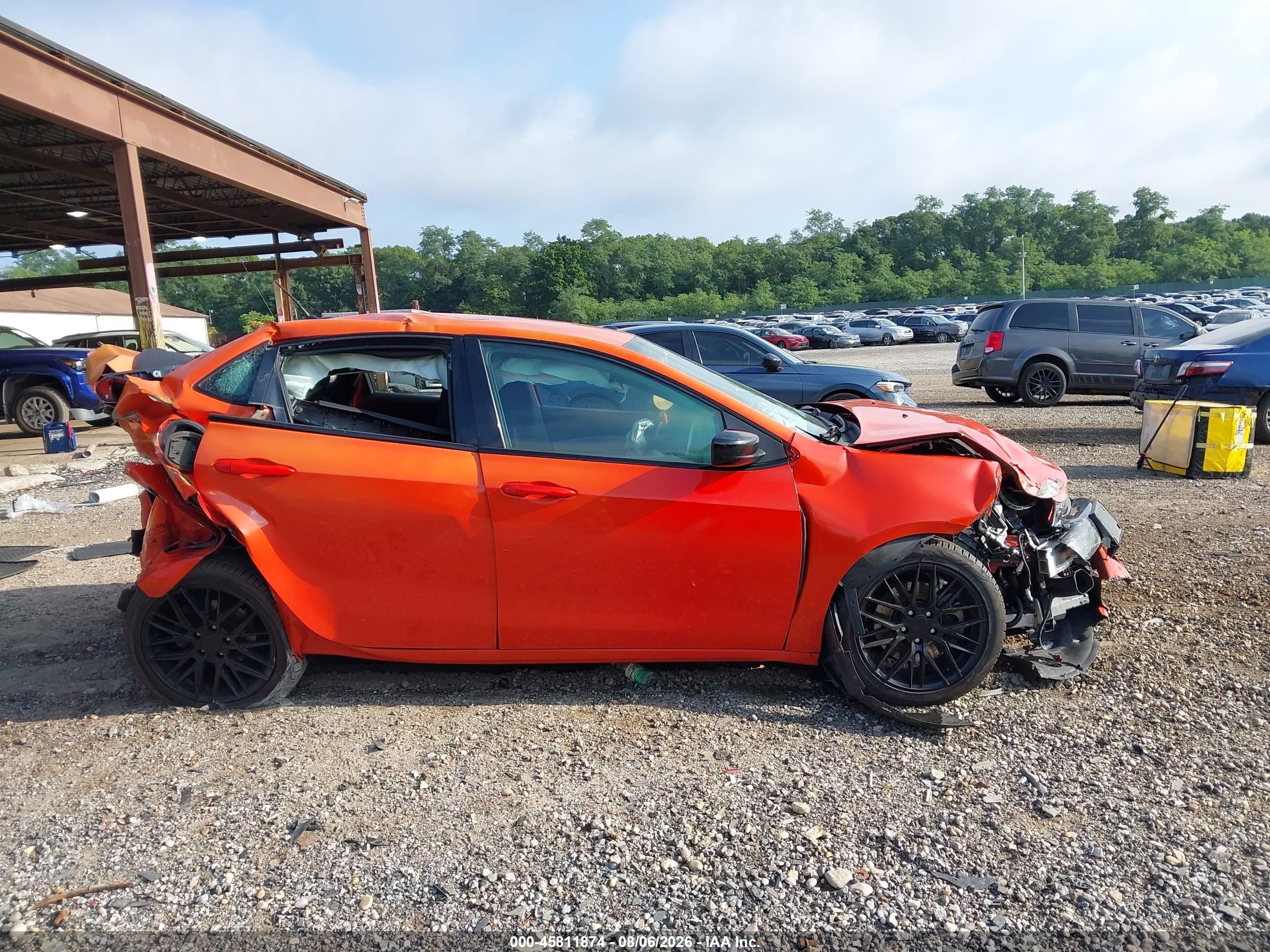 2015 Dodge Dart Sxt Orange vin: 1C3CDFBB4FD228043