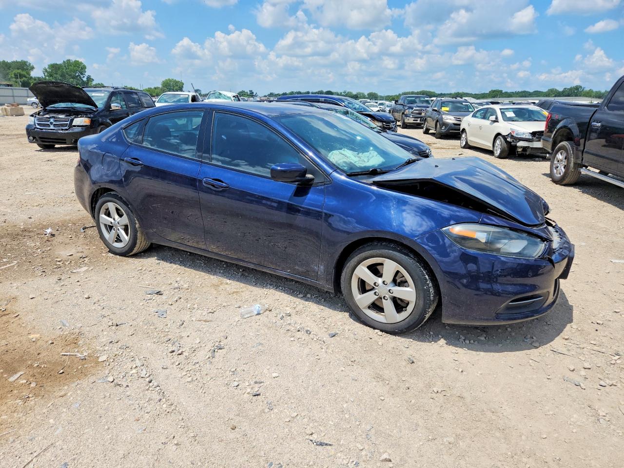 2015 Dodge Dart Sxt Blue vin: 1C3CDFBB4FD265318