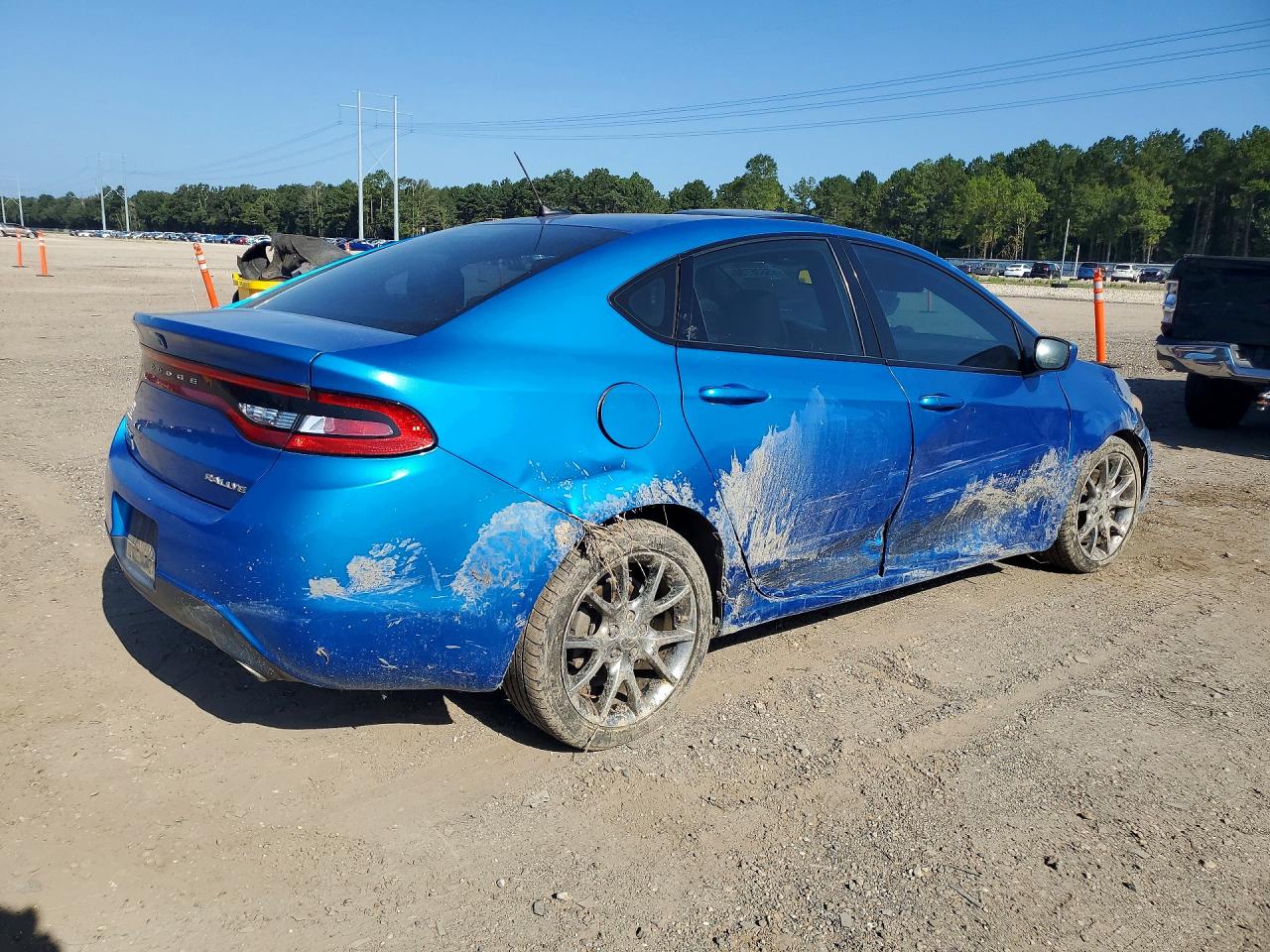 2015 Dodge Dart Sxt Синий vin: 1C3CDFBB4FD267313