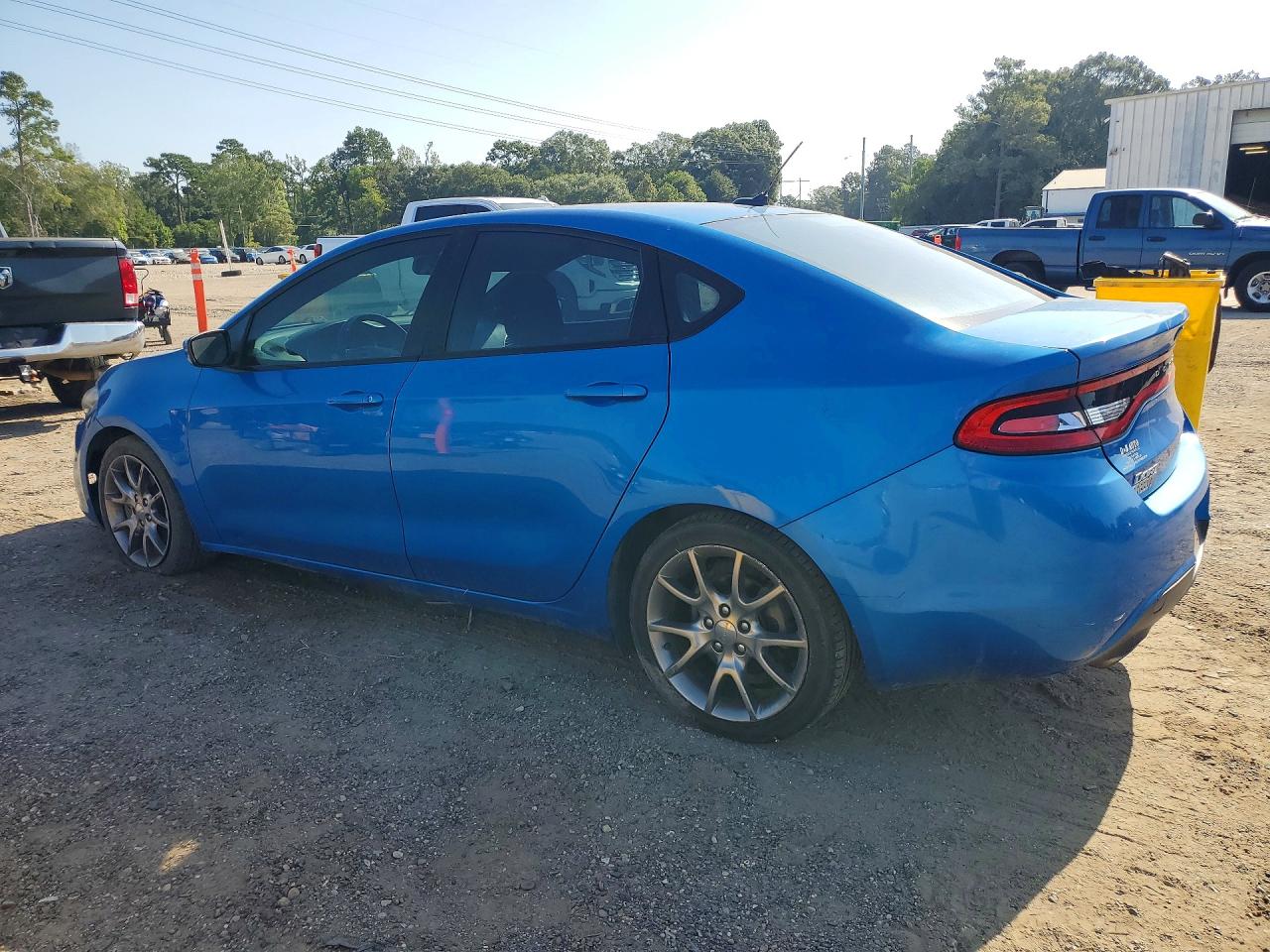 2015 Dodge Dart Sxt Синий vin: 1C3CDFBB4FD267313