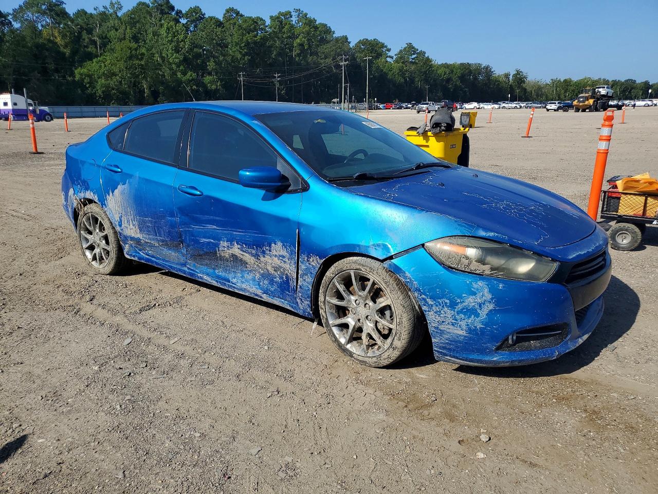 2015 Dodge Dart Sxt Синий vin: 1C3CDFBB4FD267313